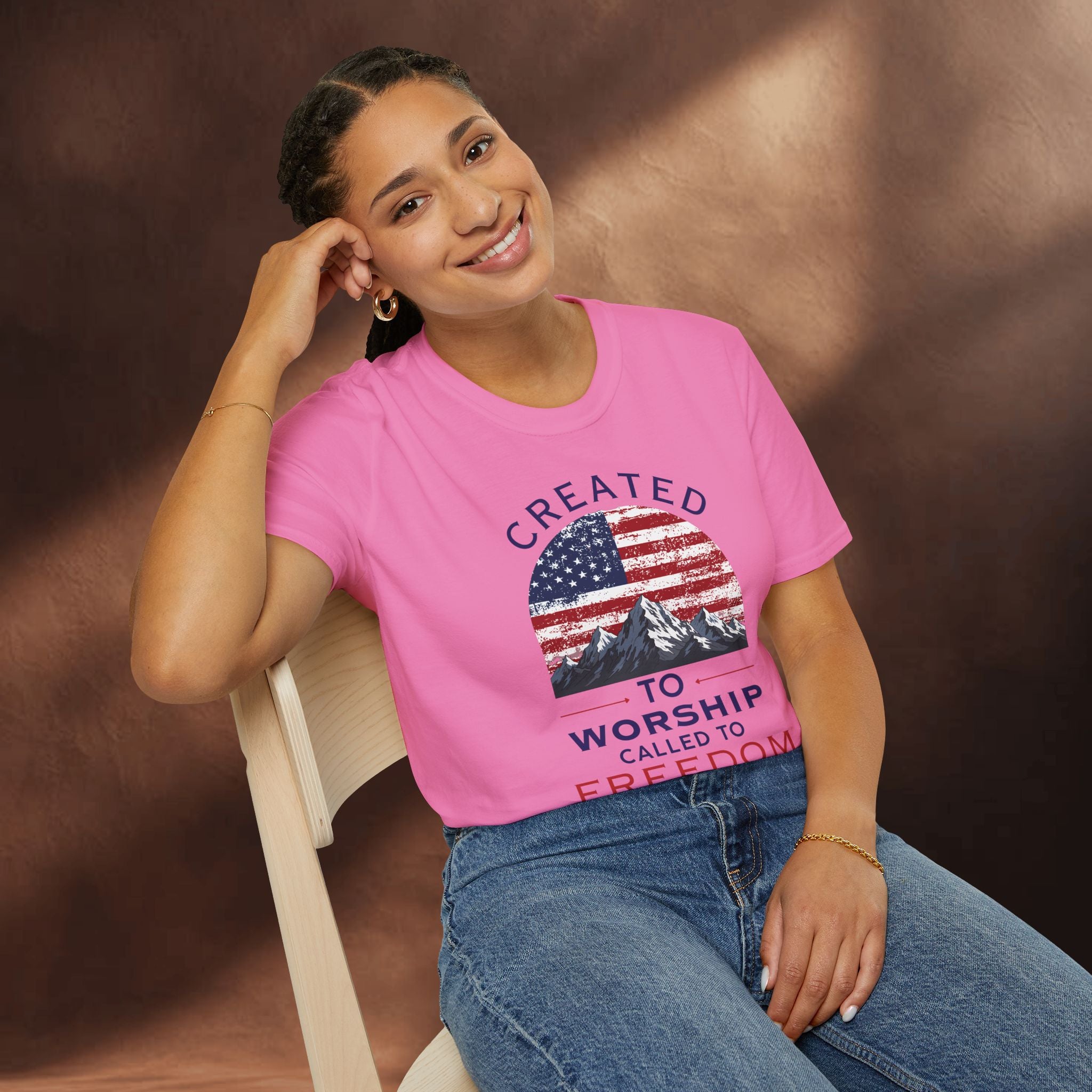 Created to worship called to freedom T-Shirt