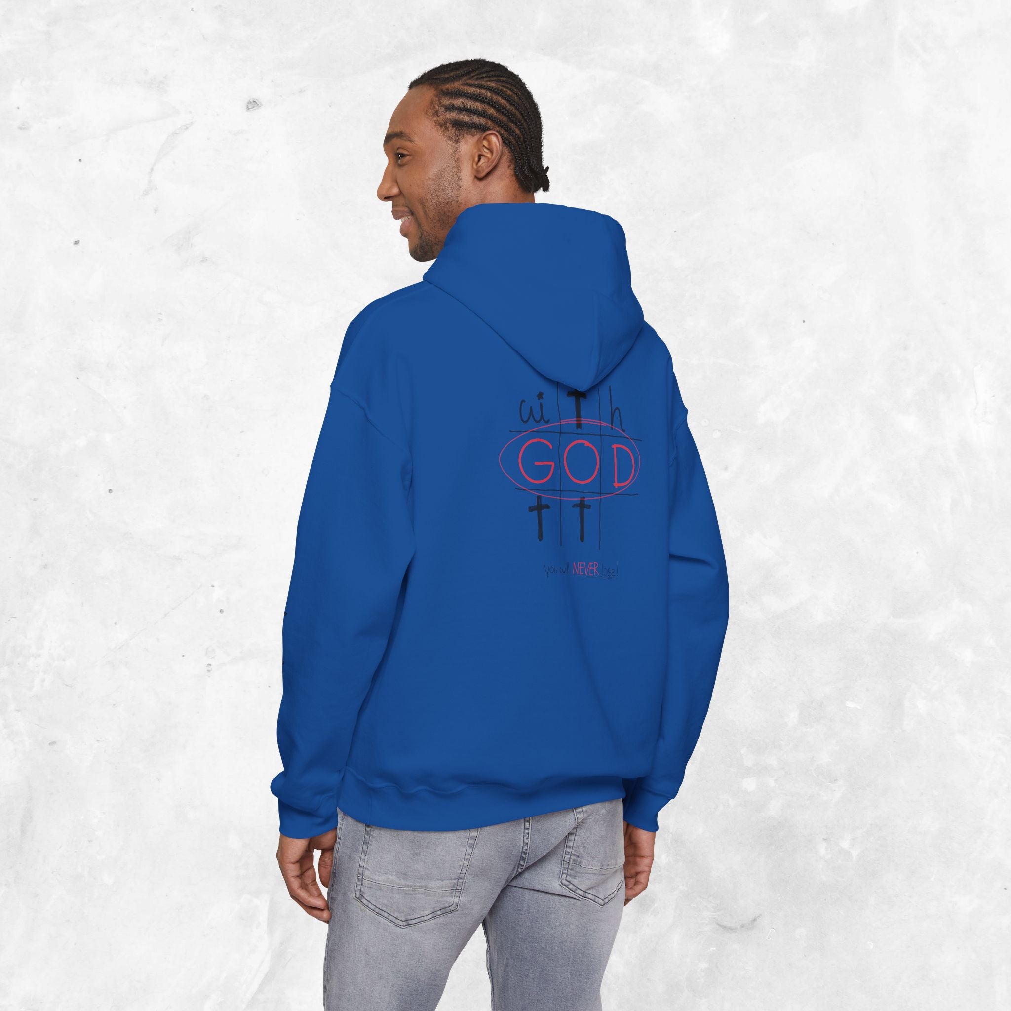 With God you will never lose hoodie