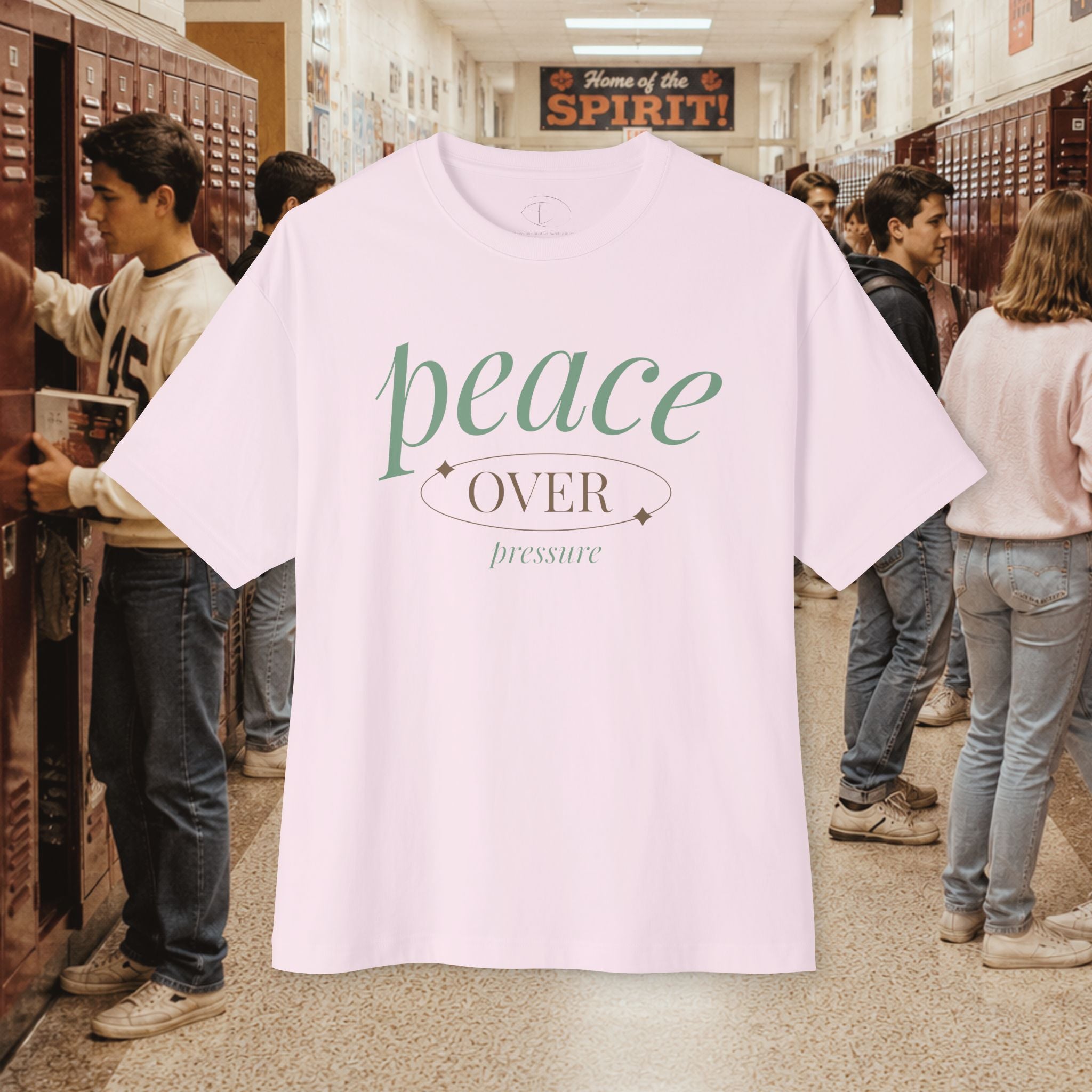 Peace Over Pressure Oversized Boxy T-Shirt