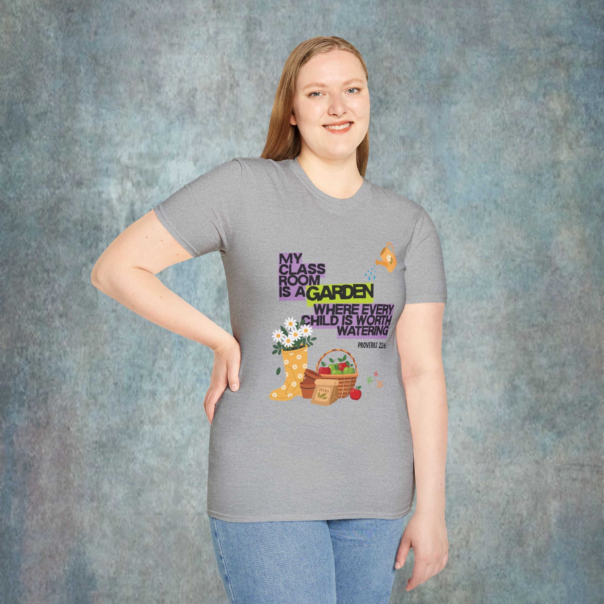 My Classroom Is a Garden Proverb 22:6 T-Shirt
