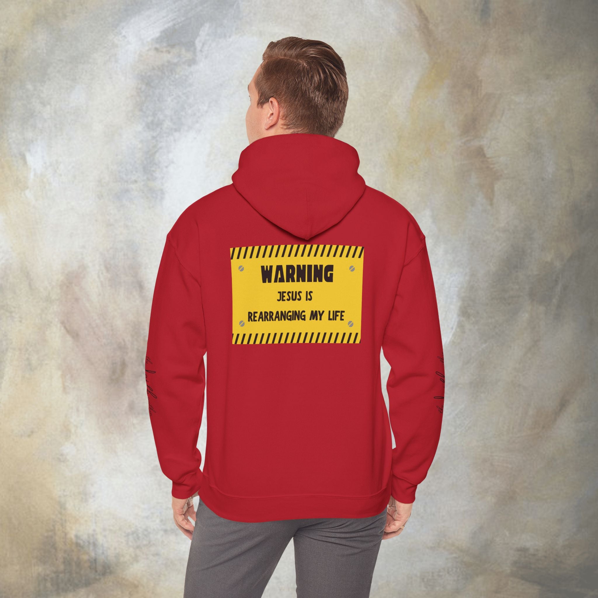 Warning: Jesus Is Rearranging My Life Hoodie