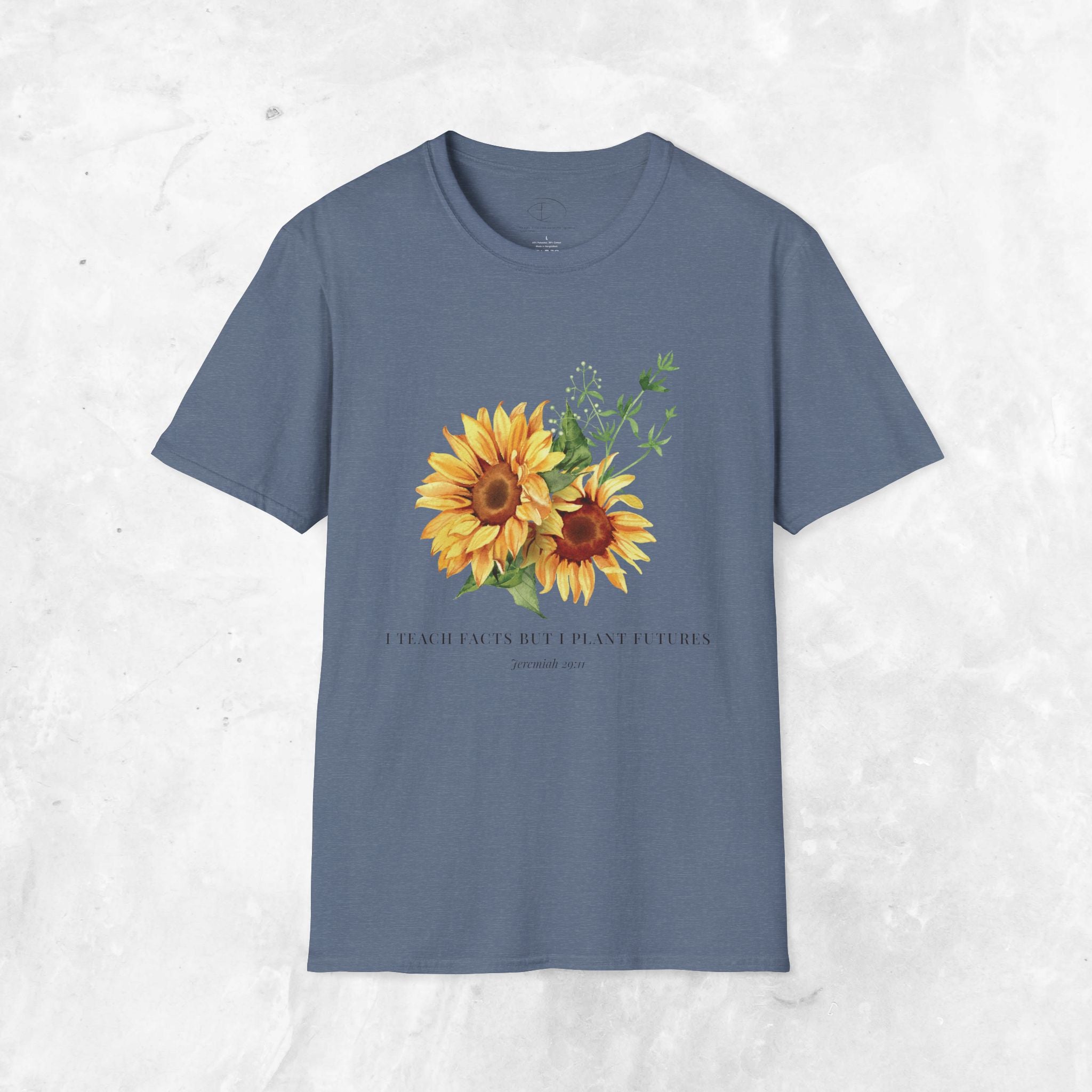 Jeremiah 29:11 T-shirt - Sunflower front