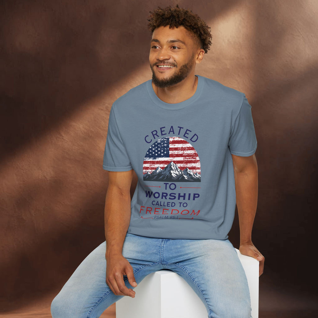 Created to worship called to freedom T-Shirt