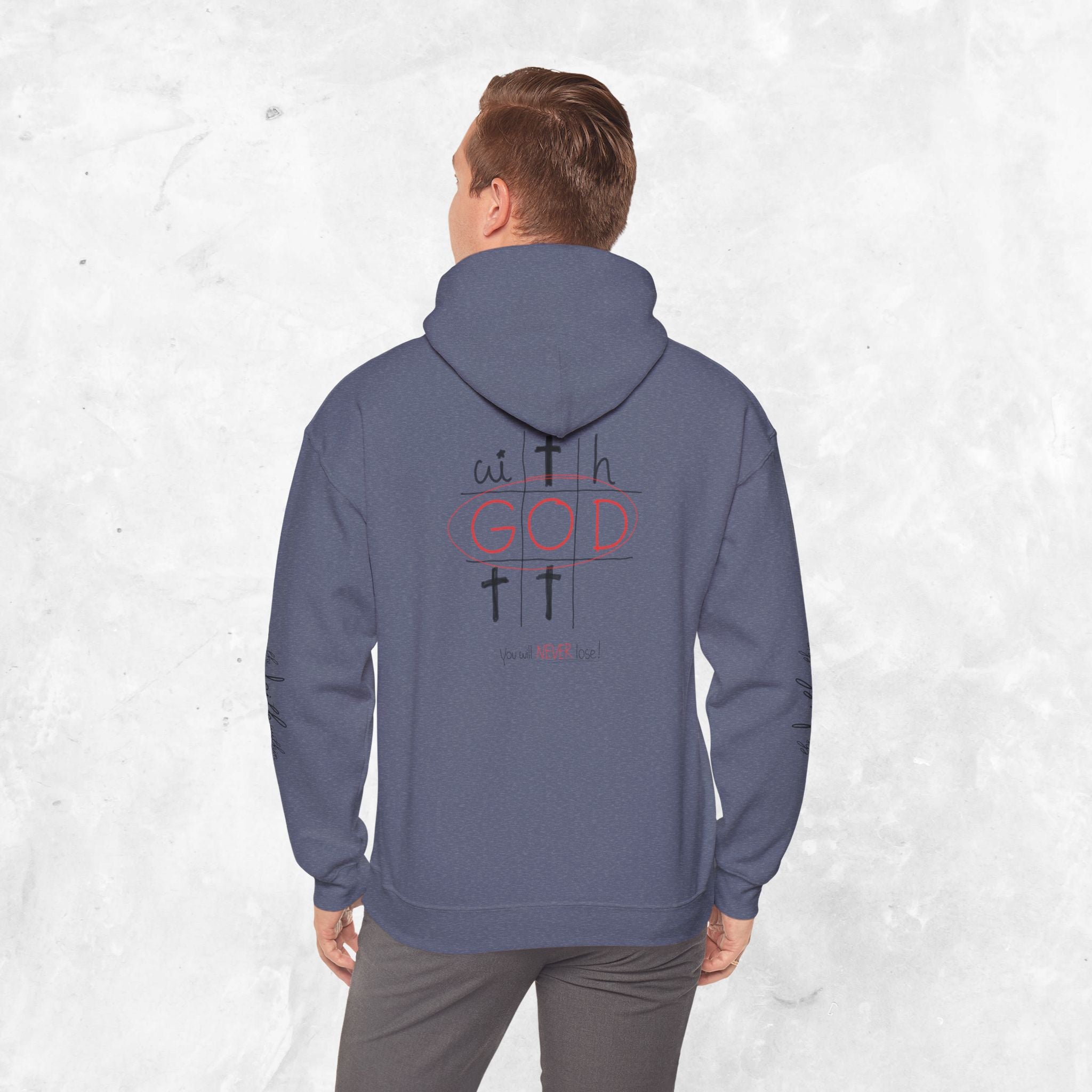 With God you will never lose hoodie