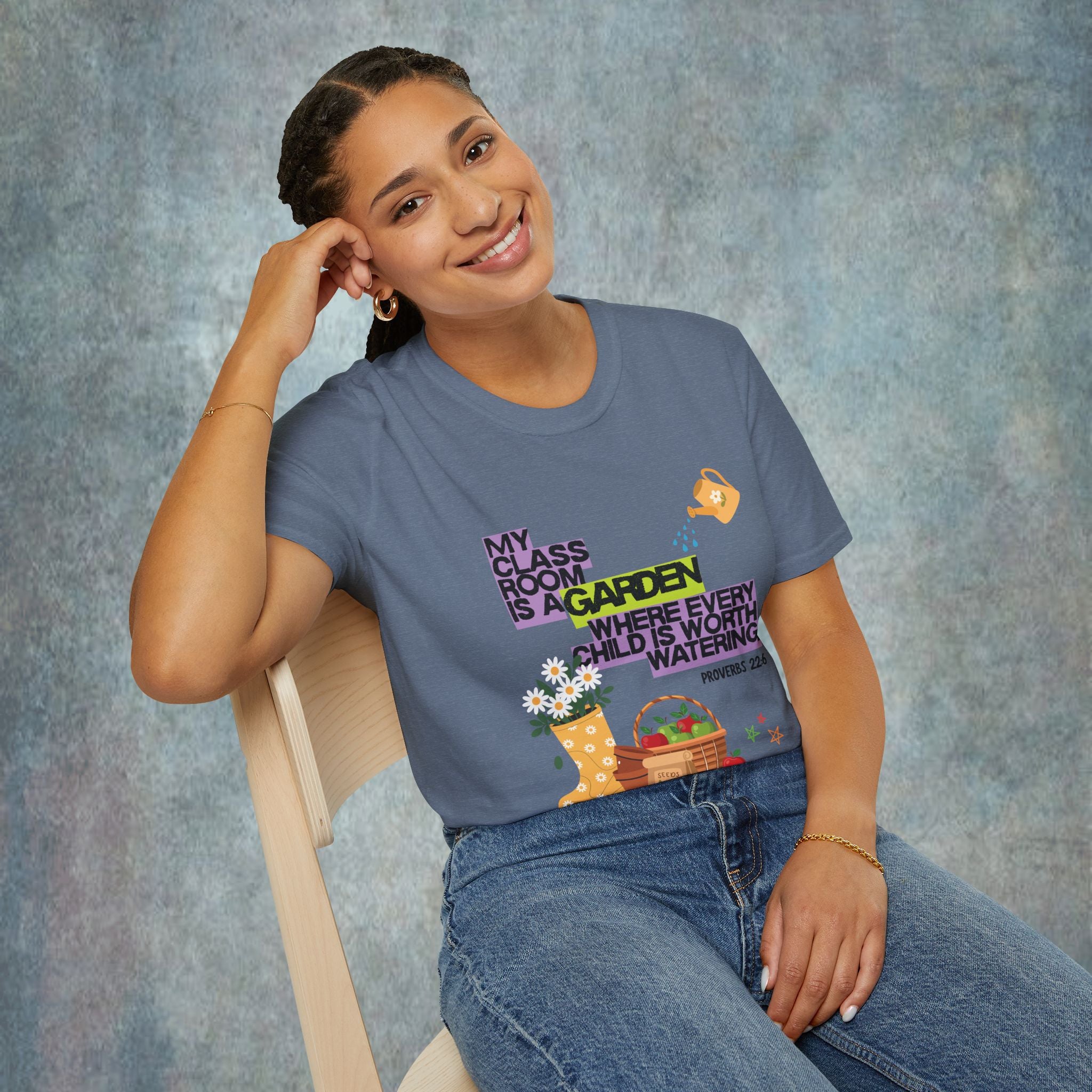 My Classroom Is a Garden Proverb 22:6 T-Shirt