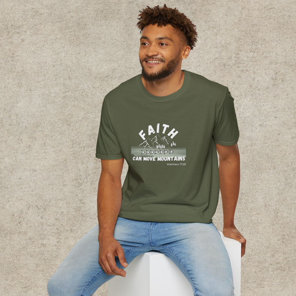 "Faith Can Move Mountains" T-shirt