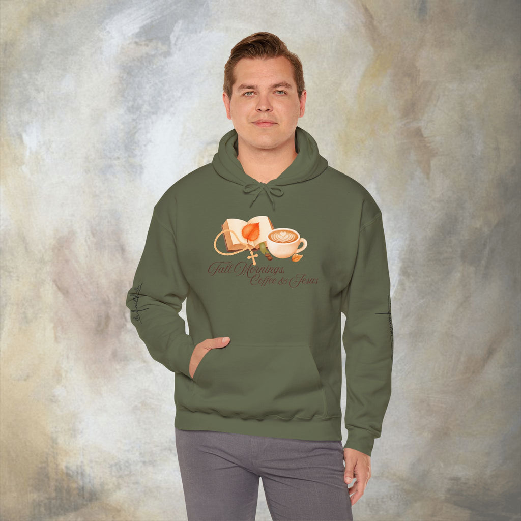 Fall Mornings: Coffee & Jesus Hoodie