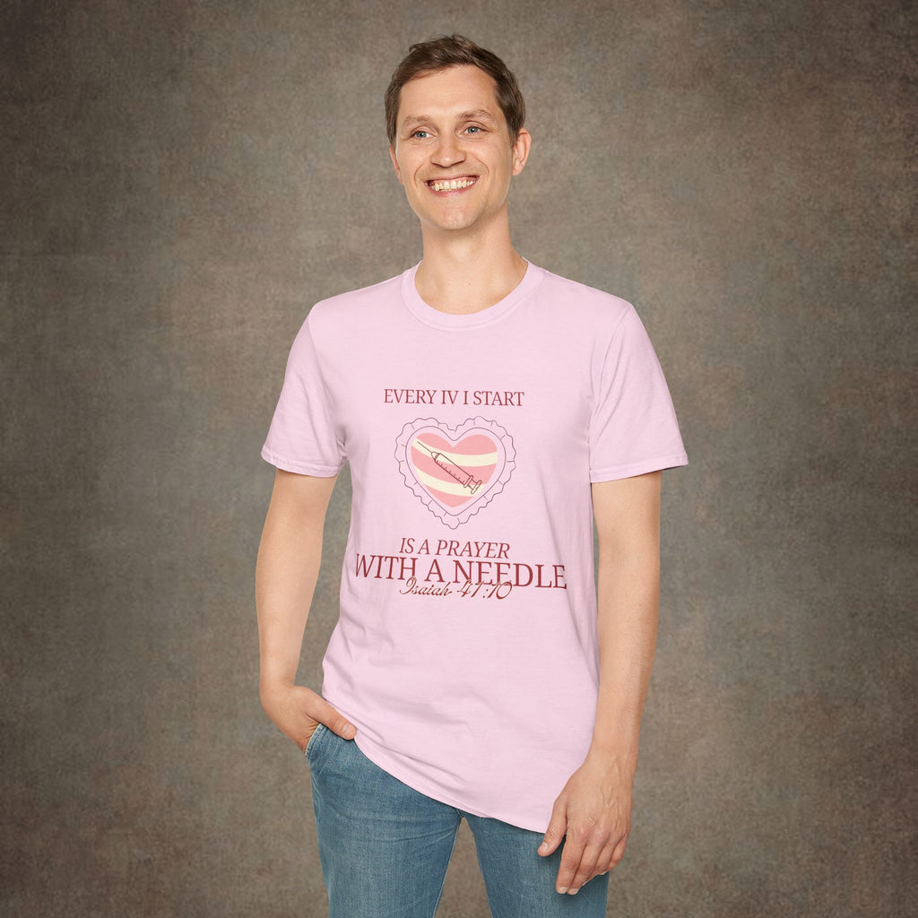 The Prayer with a needle - Isaiah 41:10 T-Shirt