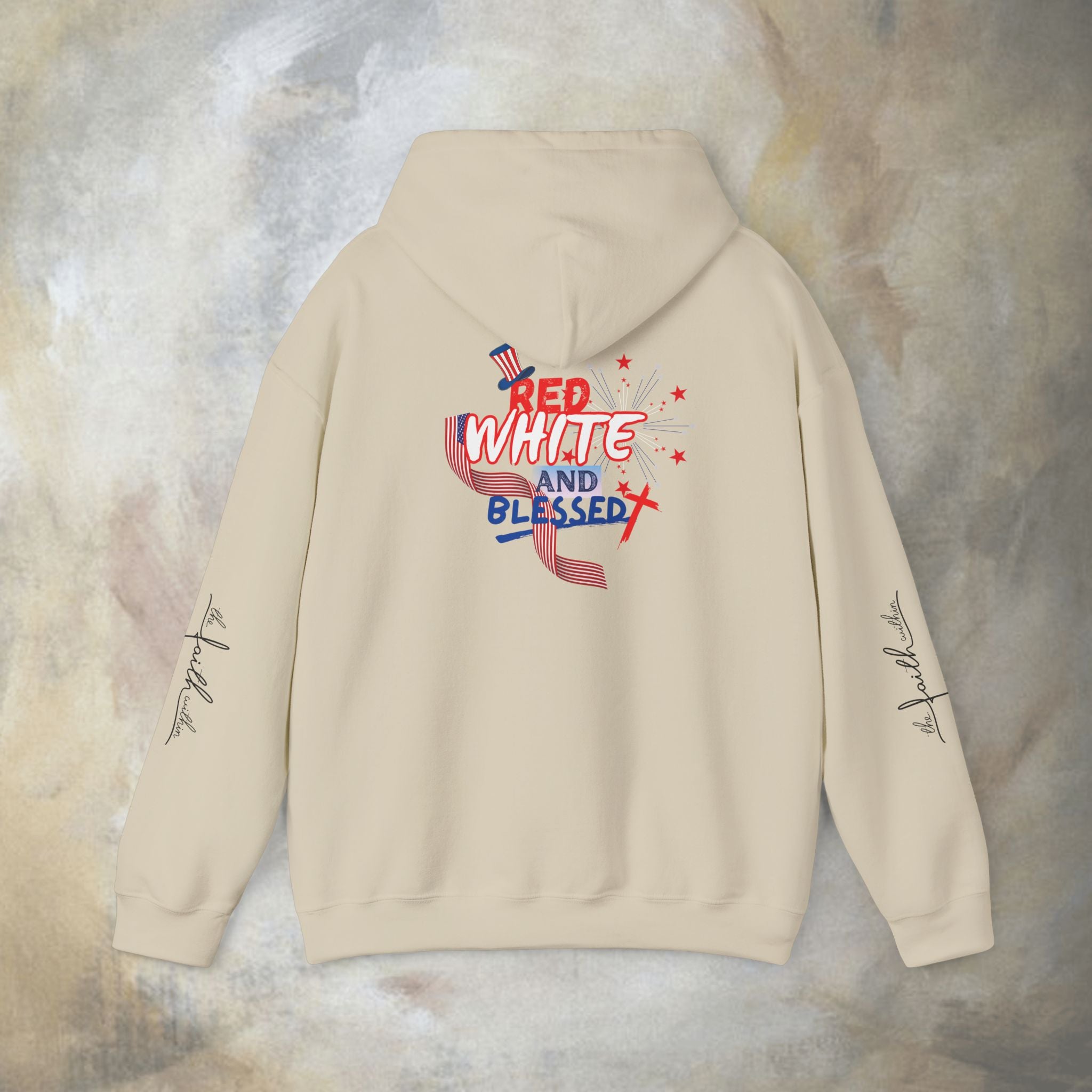 Red White and Blessed Hoodie