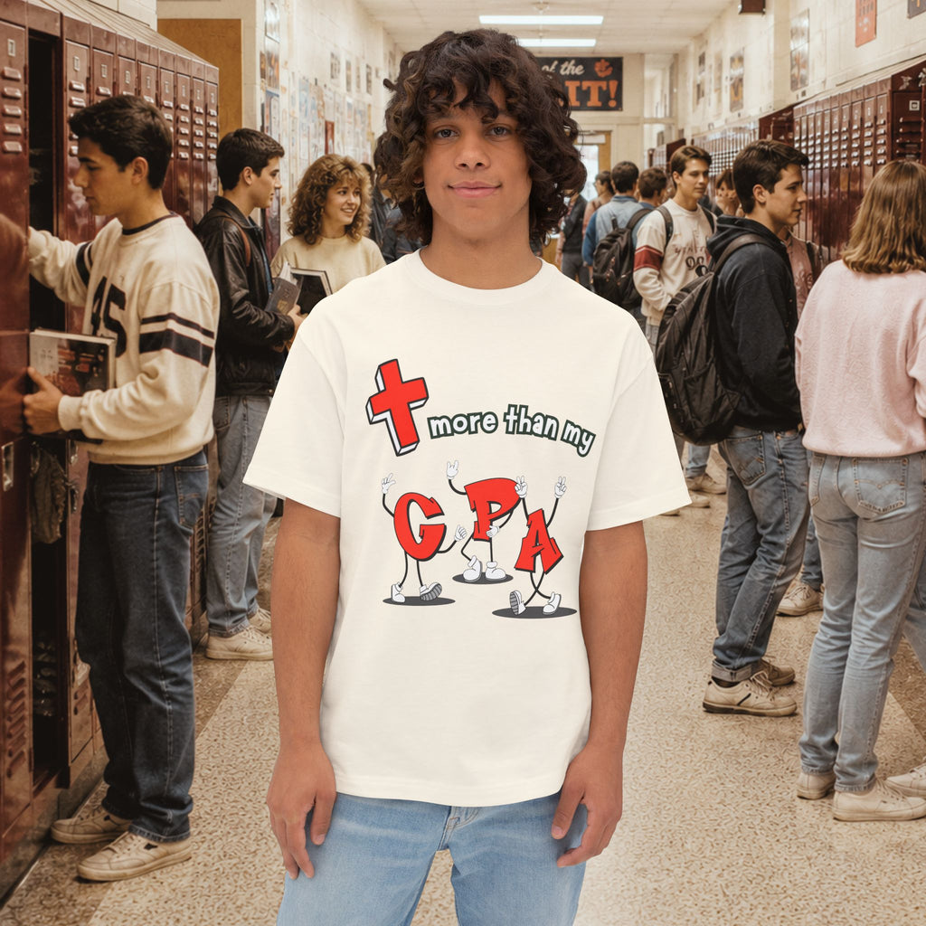 More Than My GPA Oversized Boxy T-Shirt