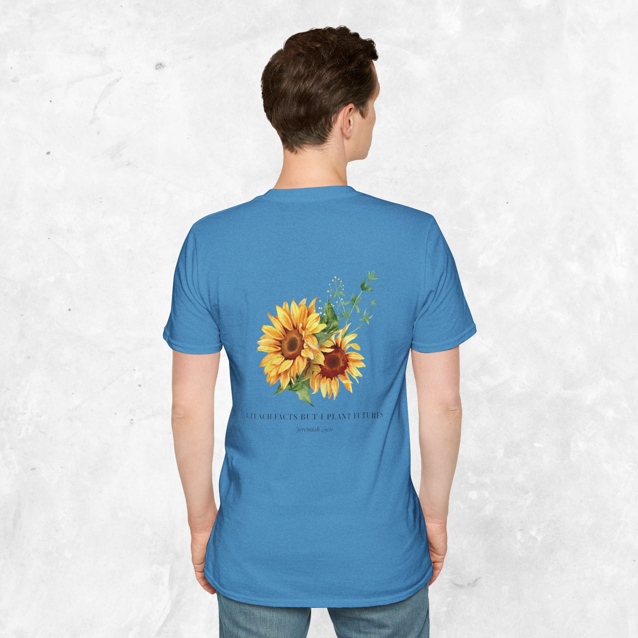 Jeremiah 29:11 T-shirt - Sunflower Back
