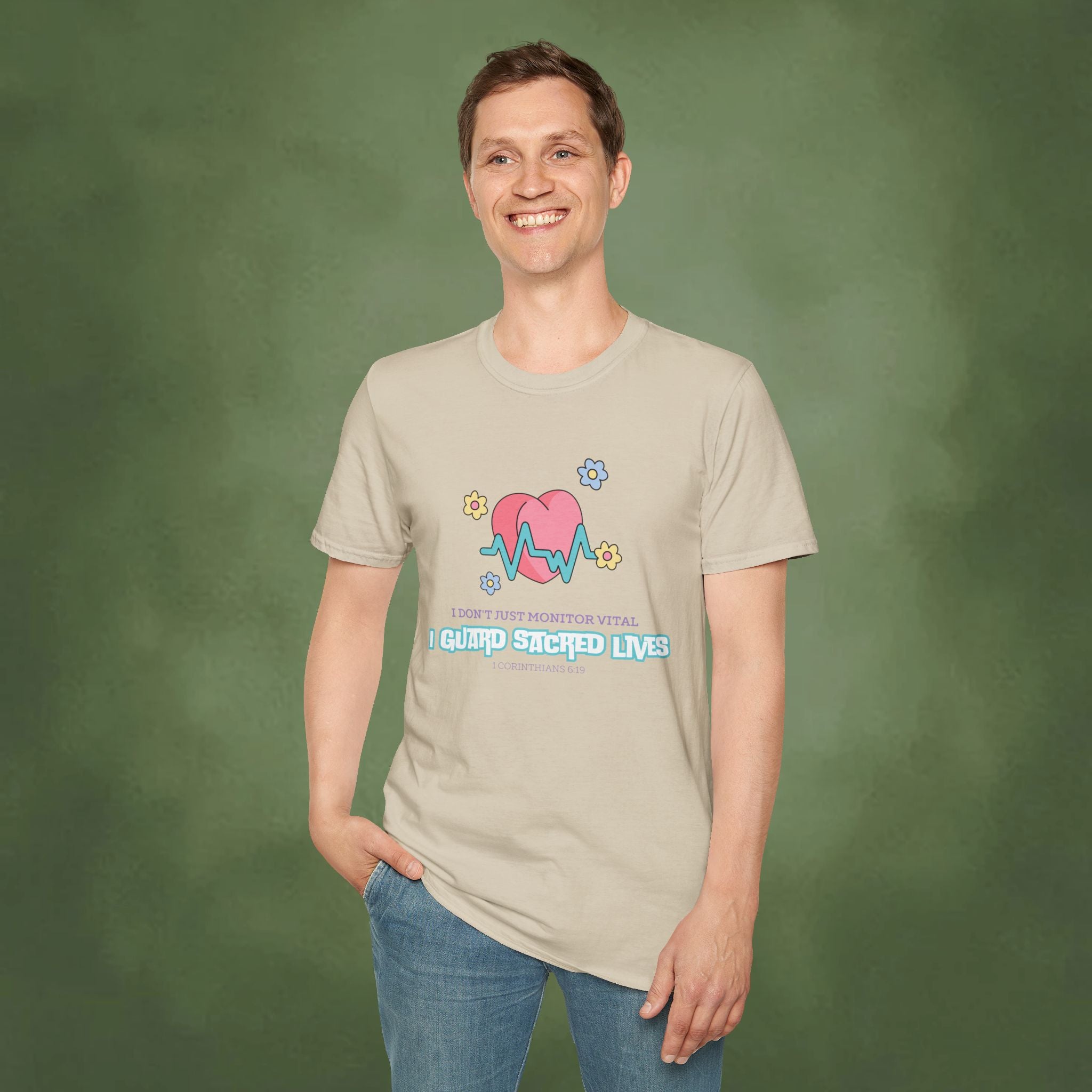 I guard sacred lives - Corinthians 6:19 T-shirt