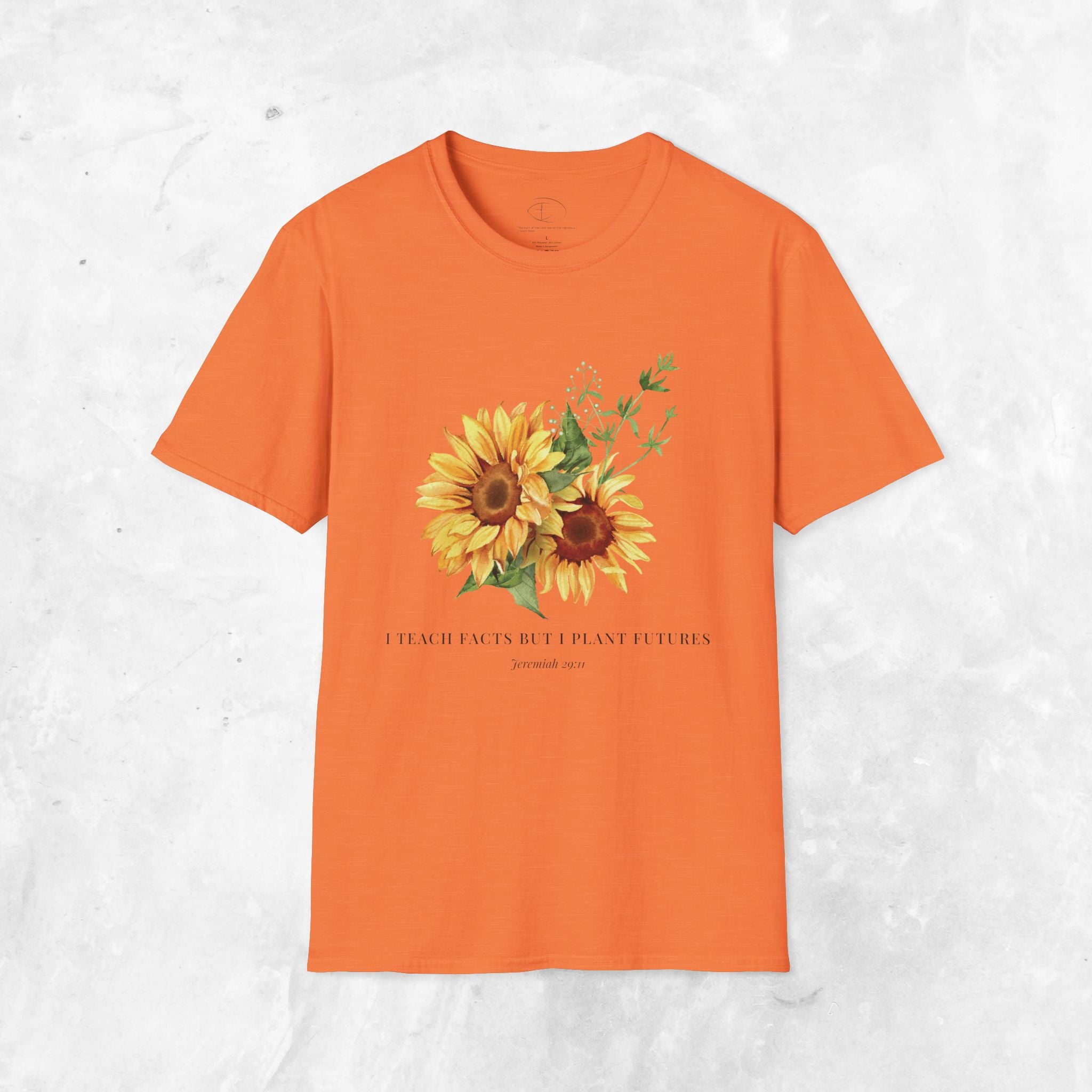 Jeremiah 29:11 T-shirt - Sunflower front