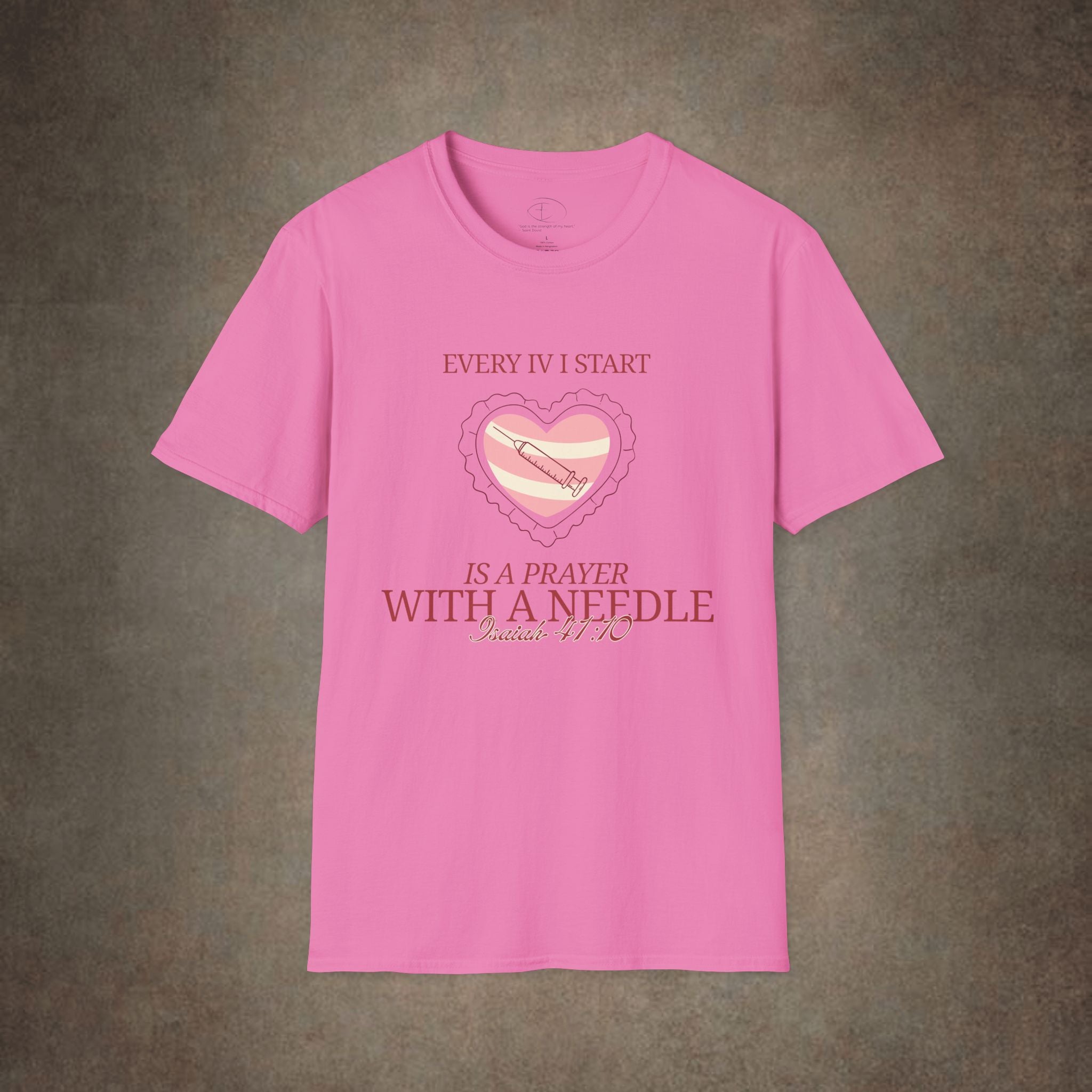 The Prayer with a needle - Isaiah 41:10 T-Shirt