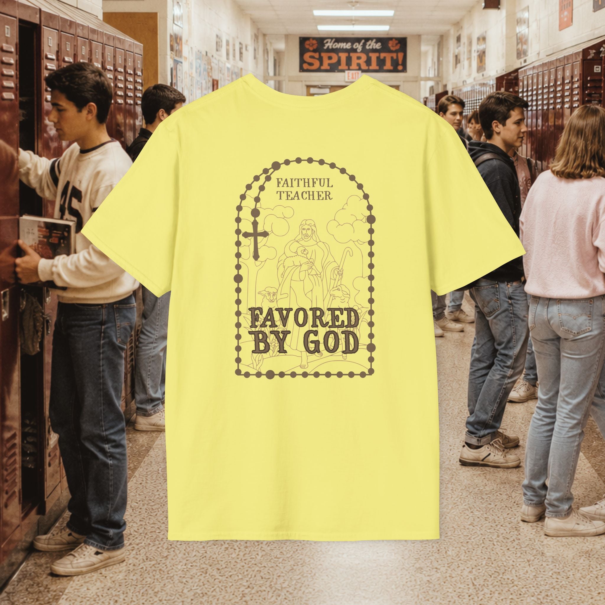 Faith Within T-Shirt — Inspirational Christian Script Tee