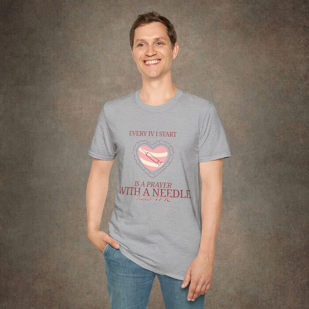 The Prayer with a needle - Isaiah 41:10 T-Shirt