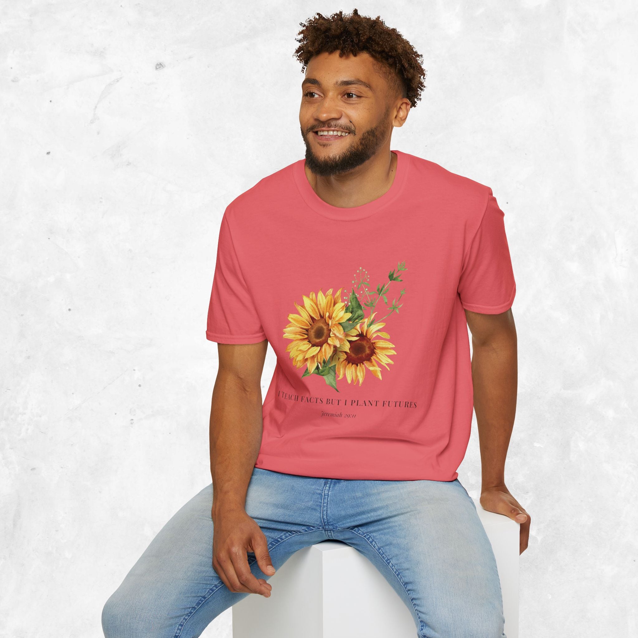 Jeremiah 29:11 T-shirt - Sunflower front