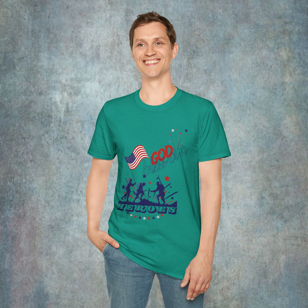 God Bless our heroes T-Shirt