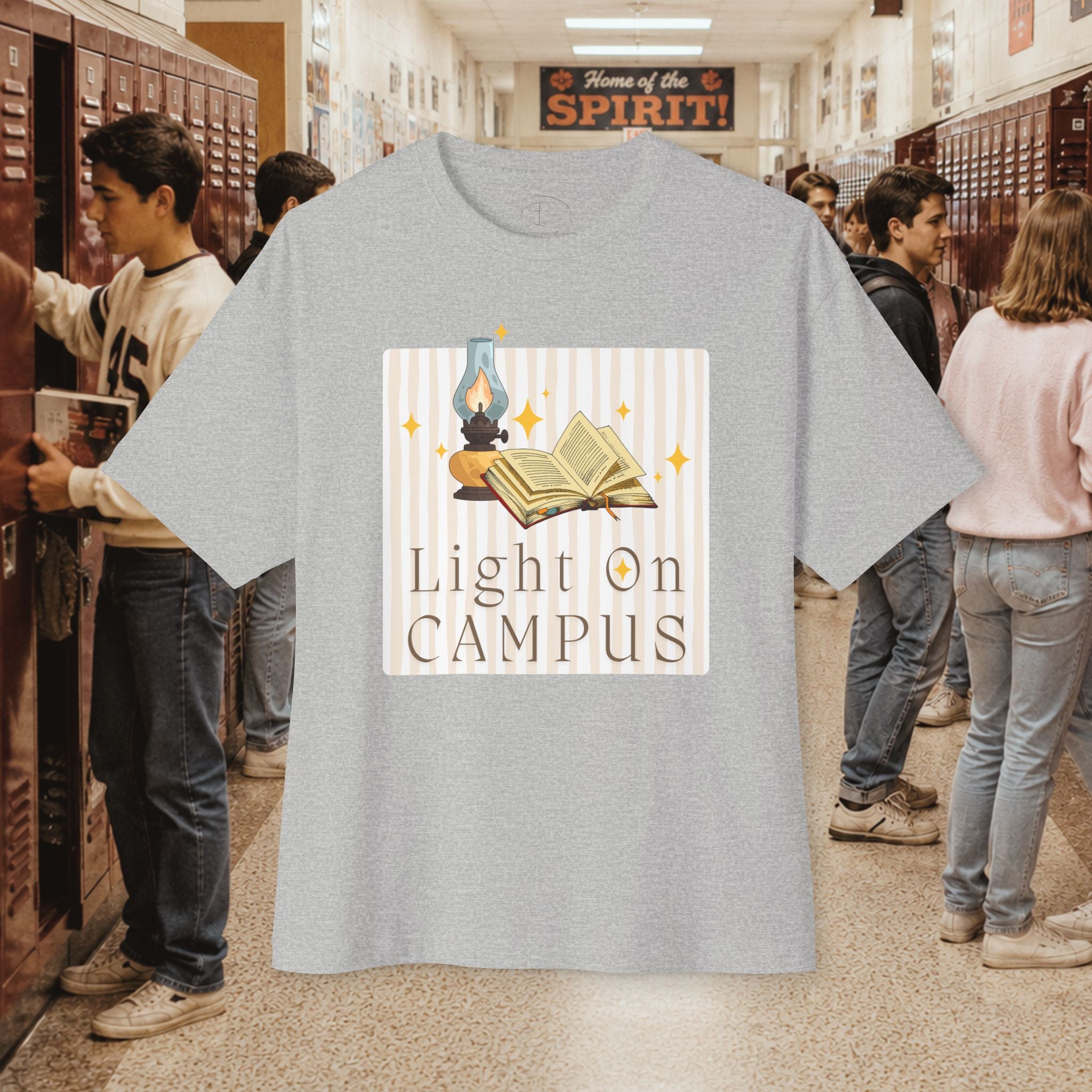 Light on Campus Oversized Boxy T-Shirt