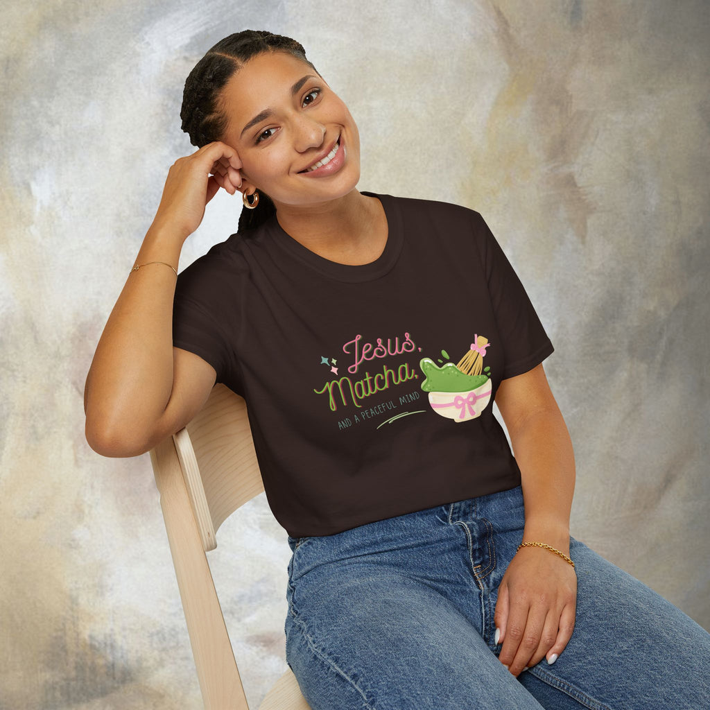 Jesus, Matcha and a peaceful mind T-shirt
