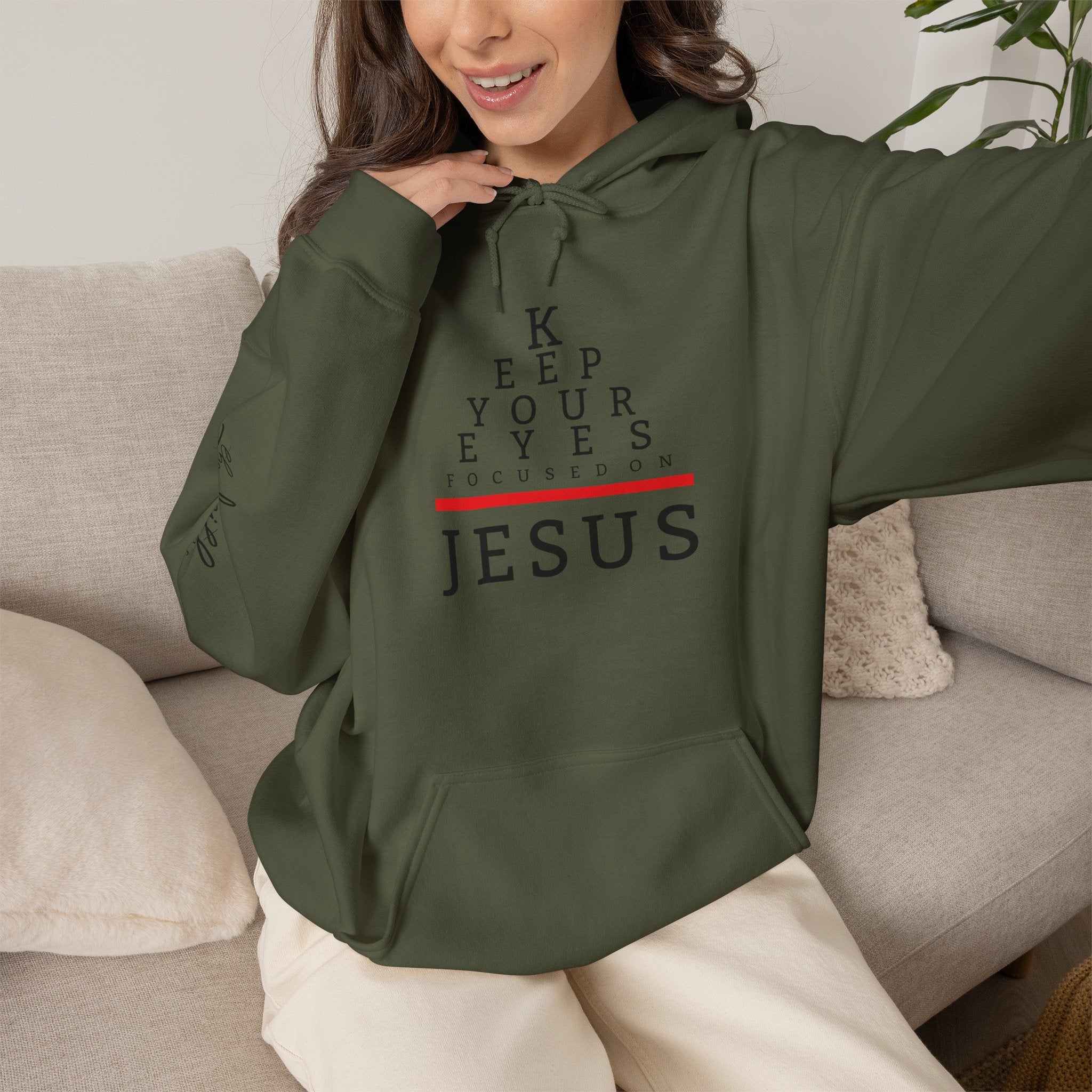 Keep Your Eyes On Jesus Hoodie