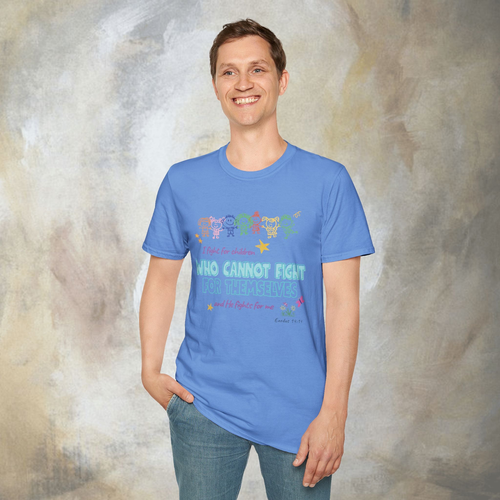 I Fight for Children Who Cannot Fight for Themselves, and He Fights for Me T-Shirt