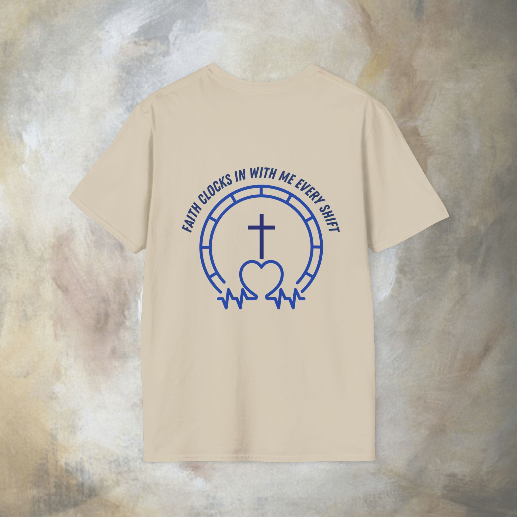Faith clocks in with me every shift T-Shirt