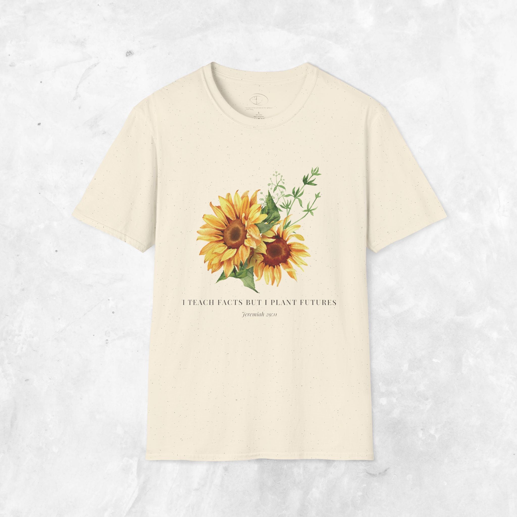 Jeremiah 29:11 T-shirt - Sunflower front