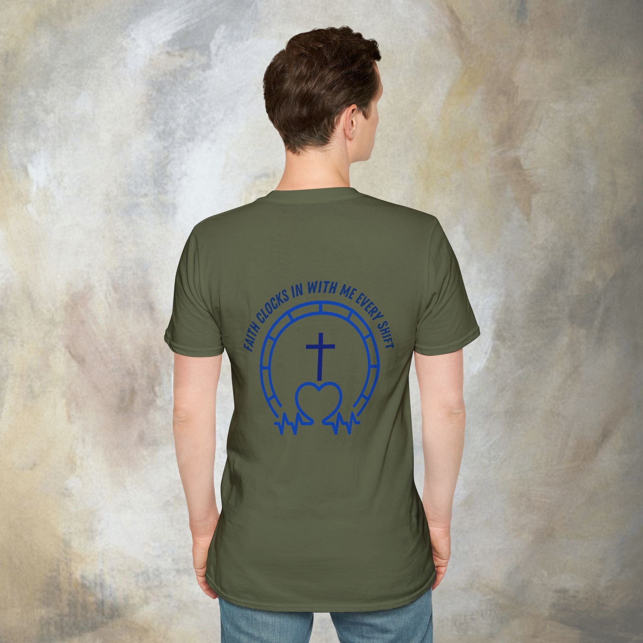 Faith clocks in with me every shift T-Shirt