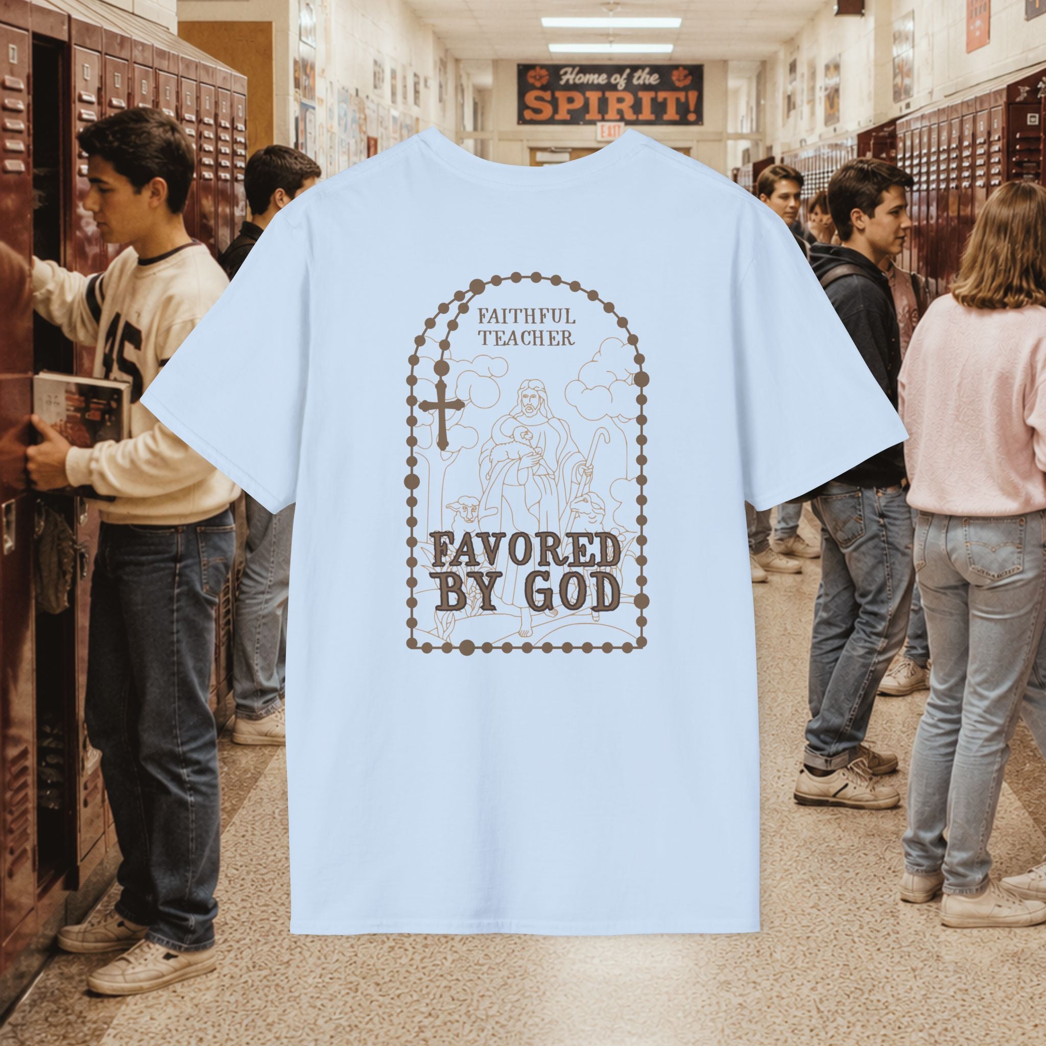 Faith Within T-Shirt — Inspirational Christian Script Tee
