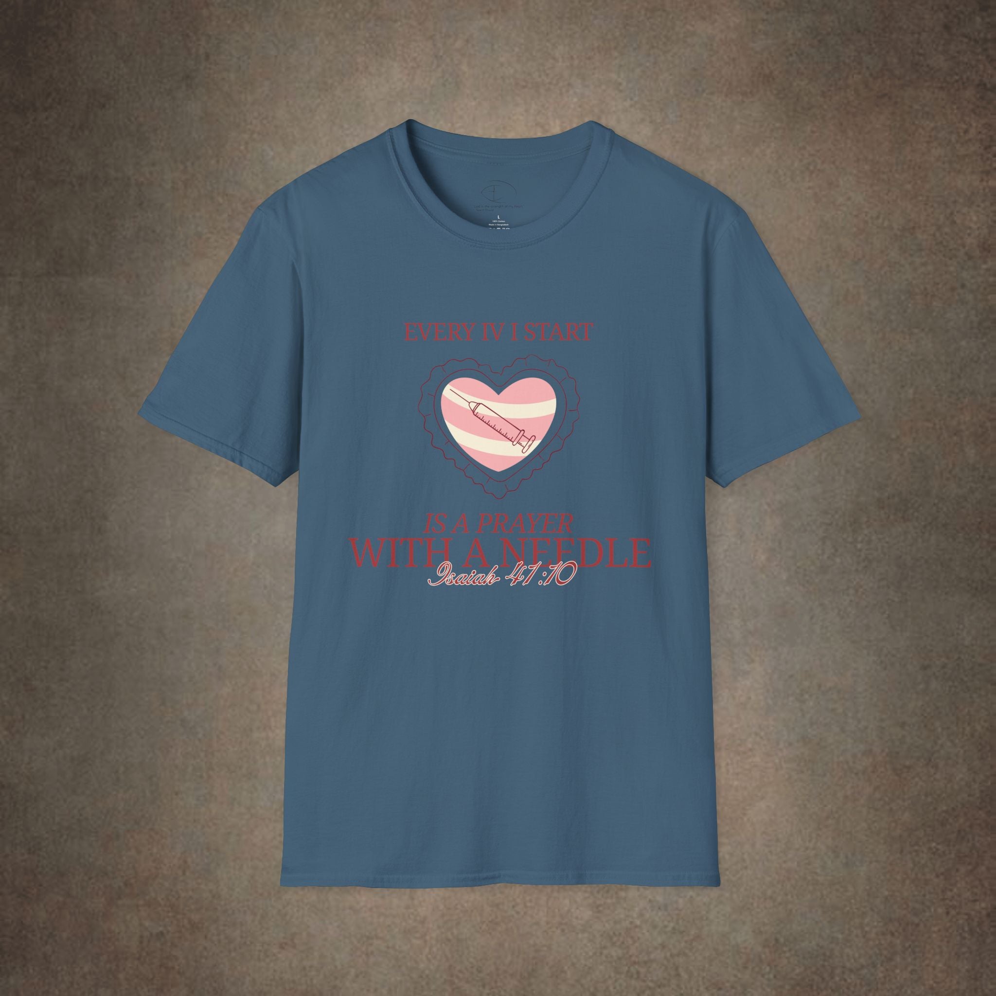 The Prayer with a needle - Isaiah 41:10 T-Shirt
