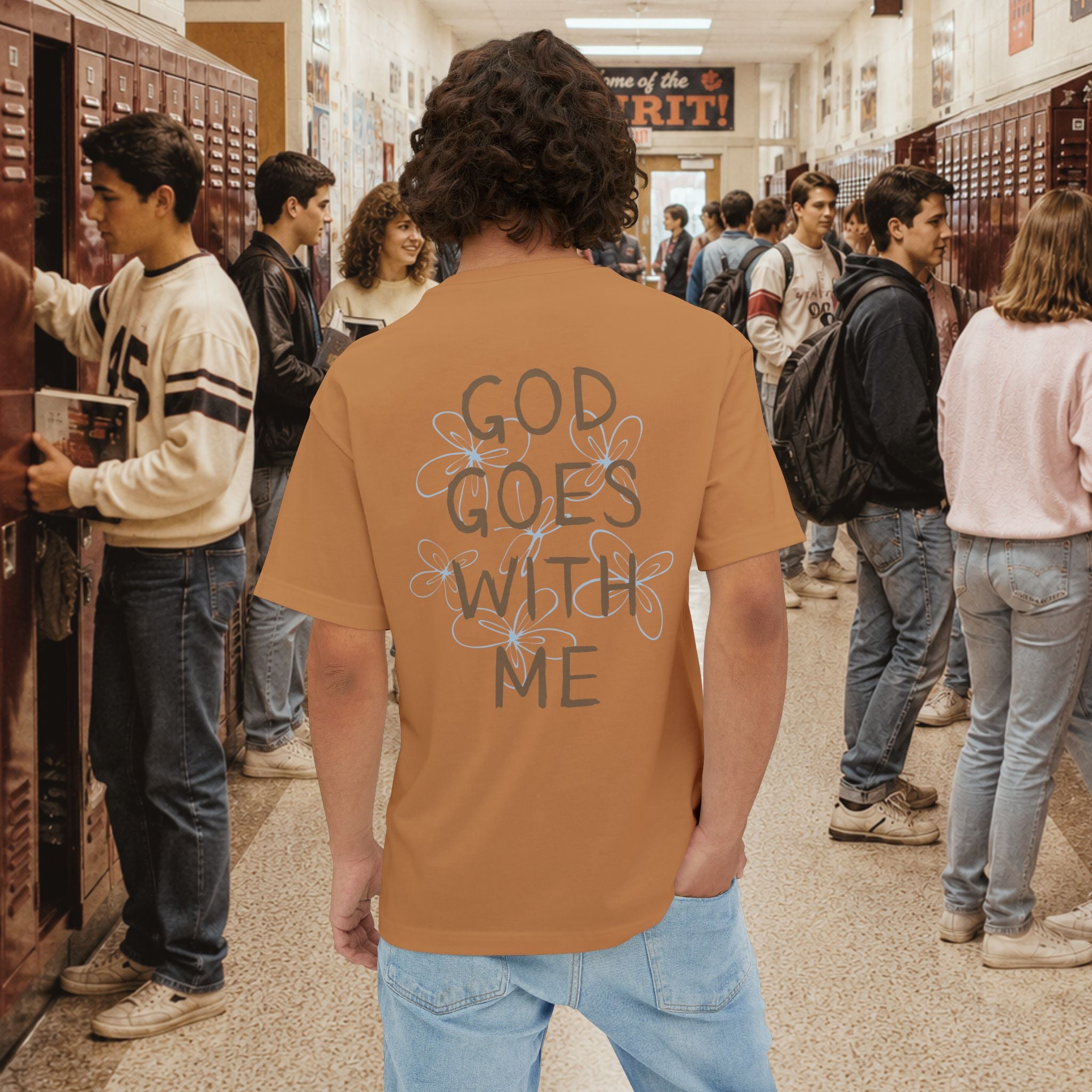 God Goes With Me Oversize T-Shirt