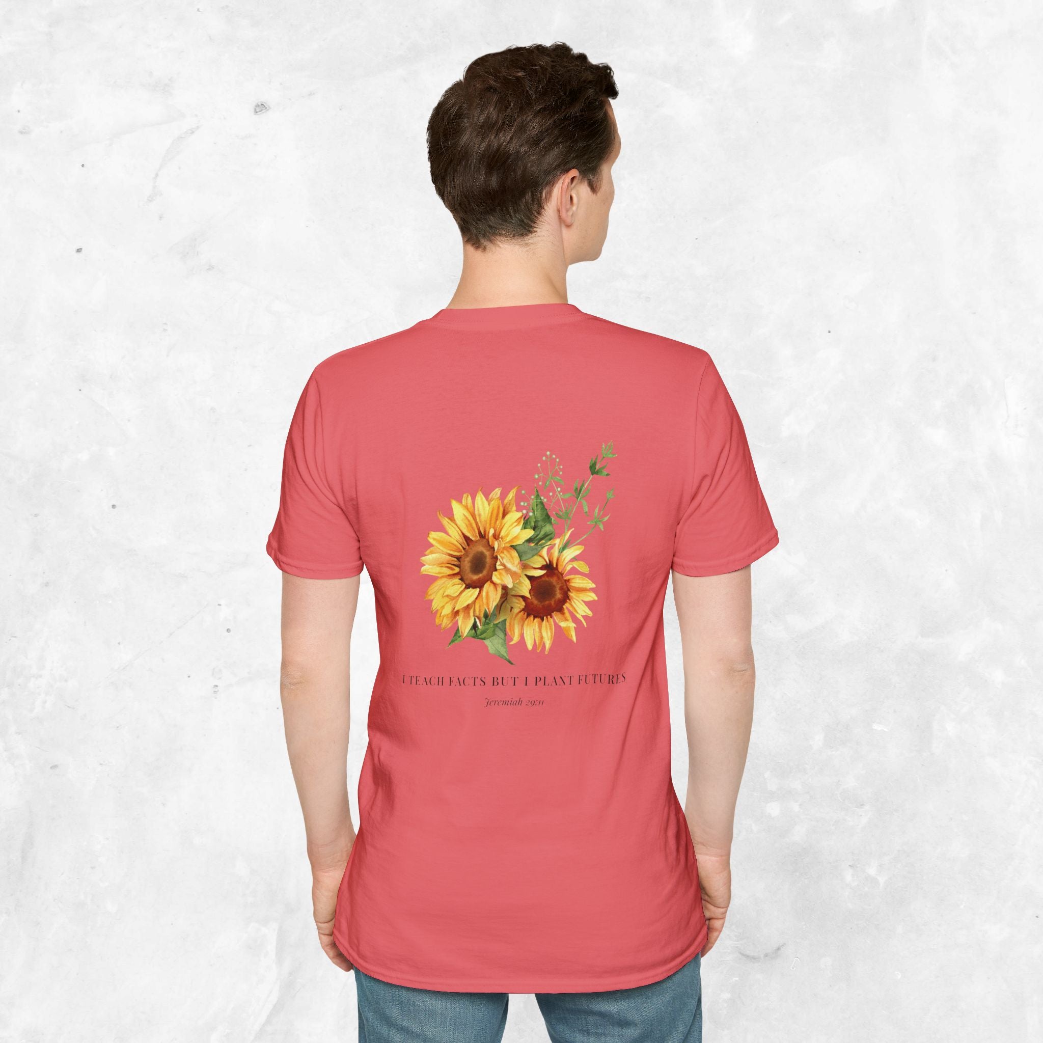 Jeremiah 29:11 T-shirt - Sunflower Back