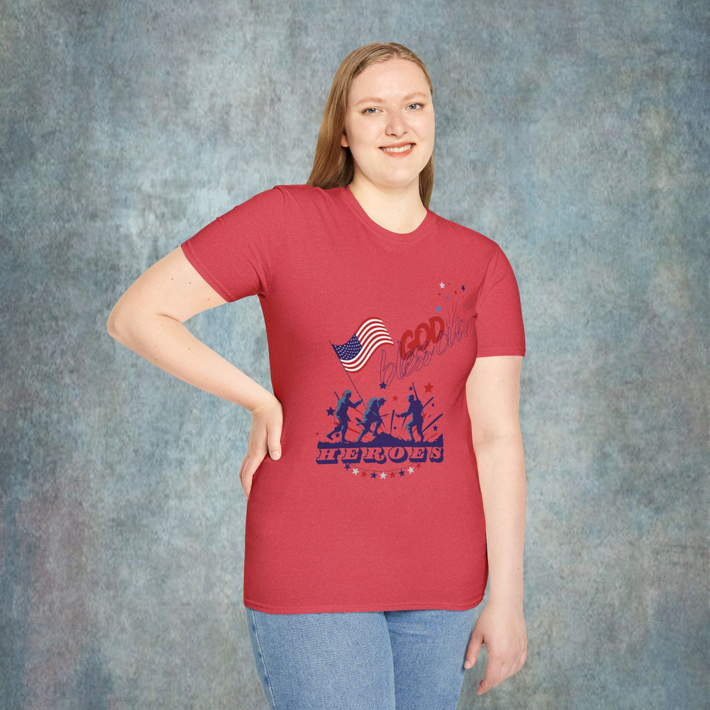 God Bless our heroes T-Shirt