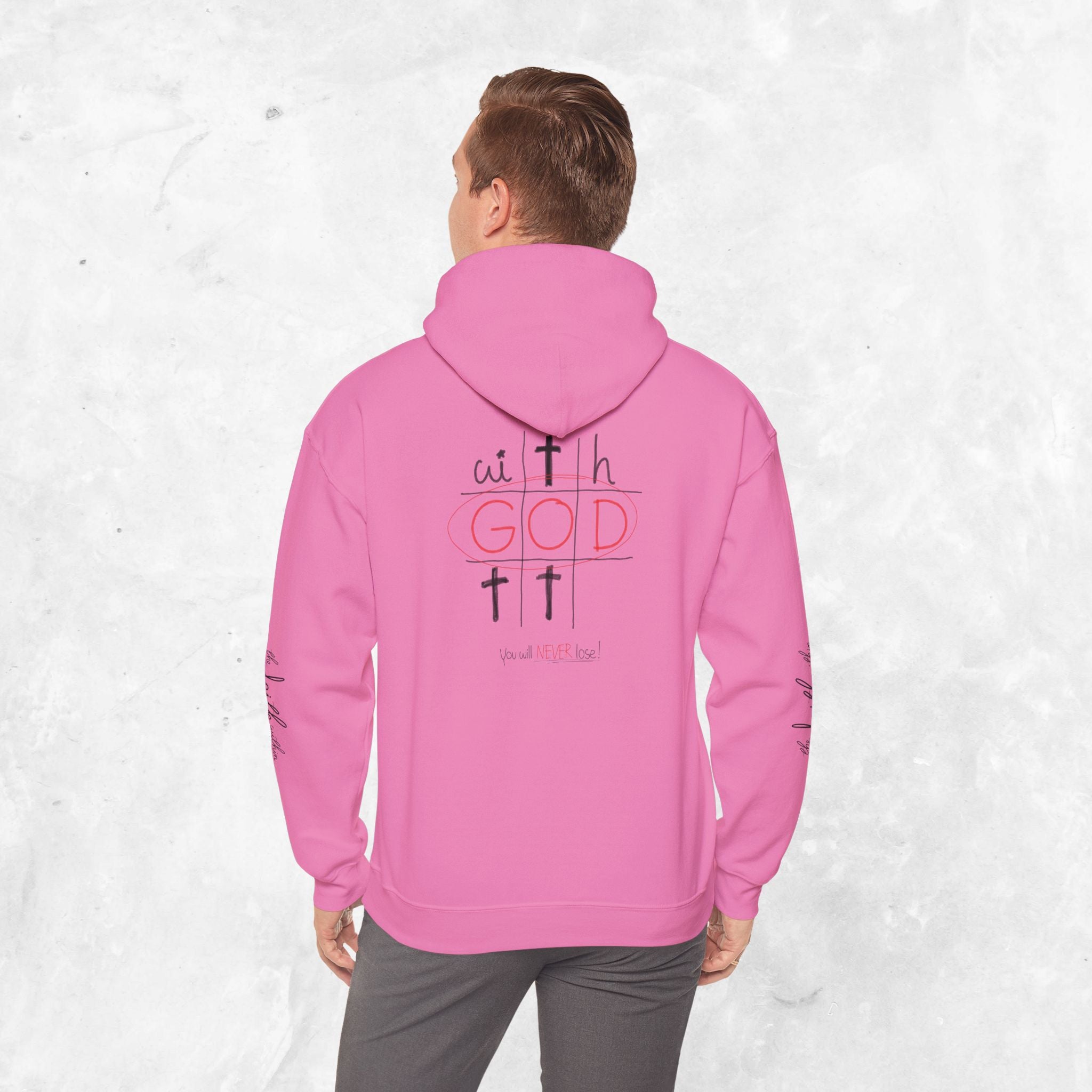 With God you will never lose hoodie