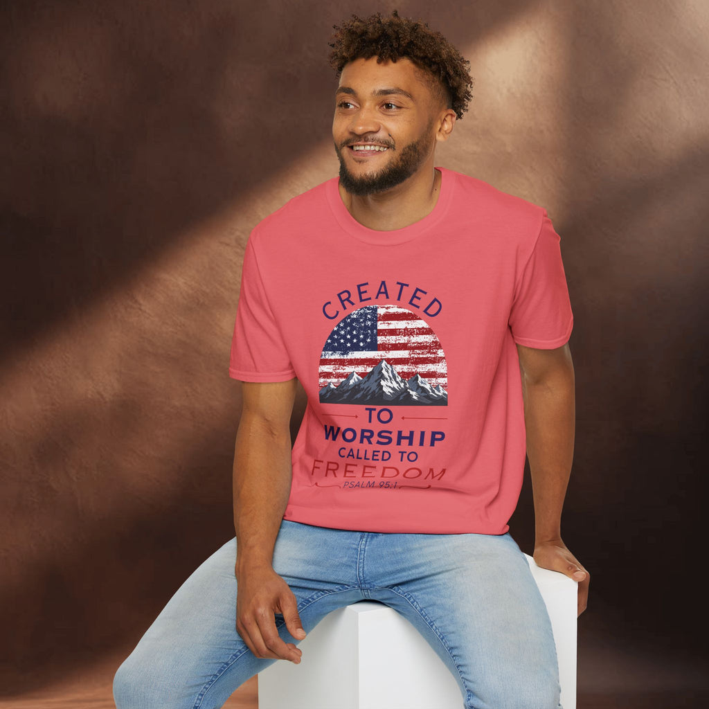 Created to worship called to freedom T-Shirt