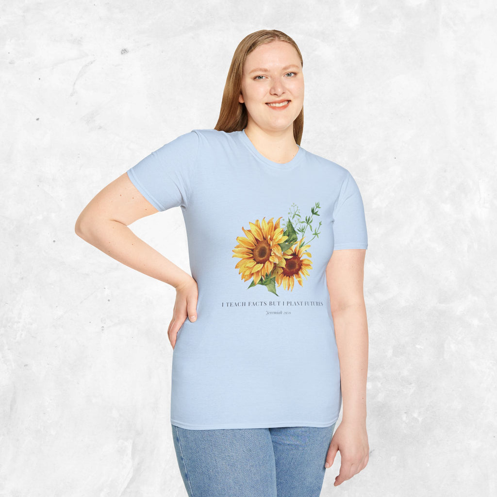 Jeremiah 29:11 T-shirt - Sunflower front