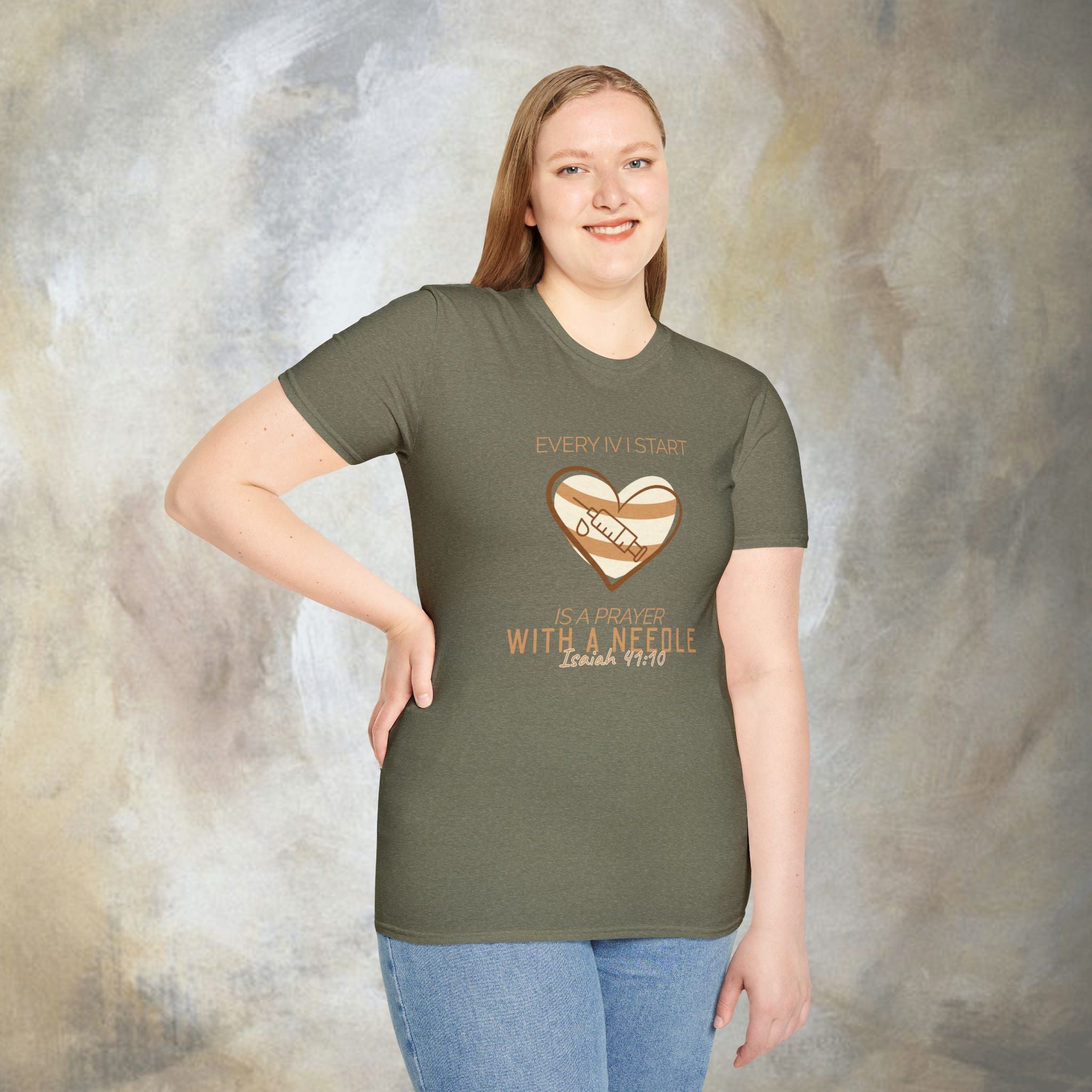The prayer with a needle T-shirt