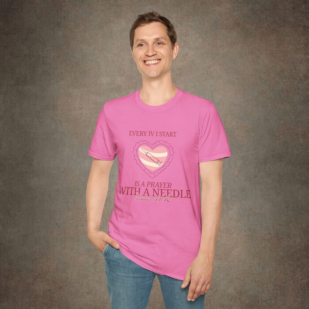 The Prayer with a needle - Isaiah 41:10 T-Shirt