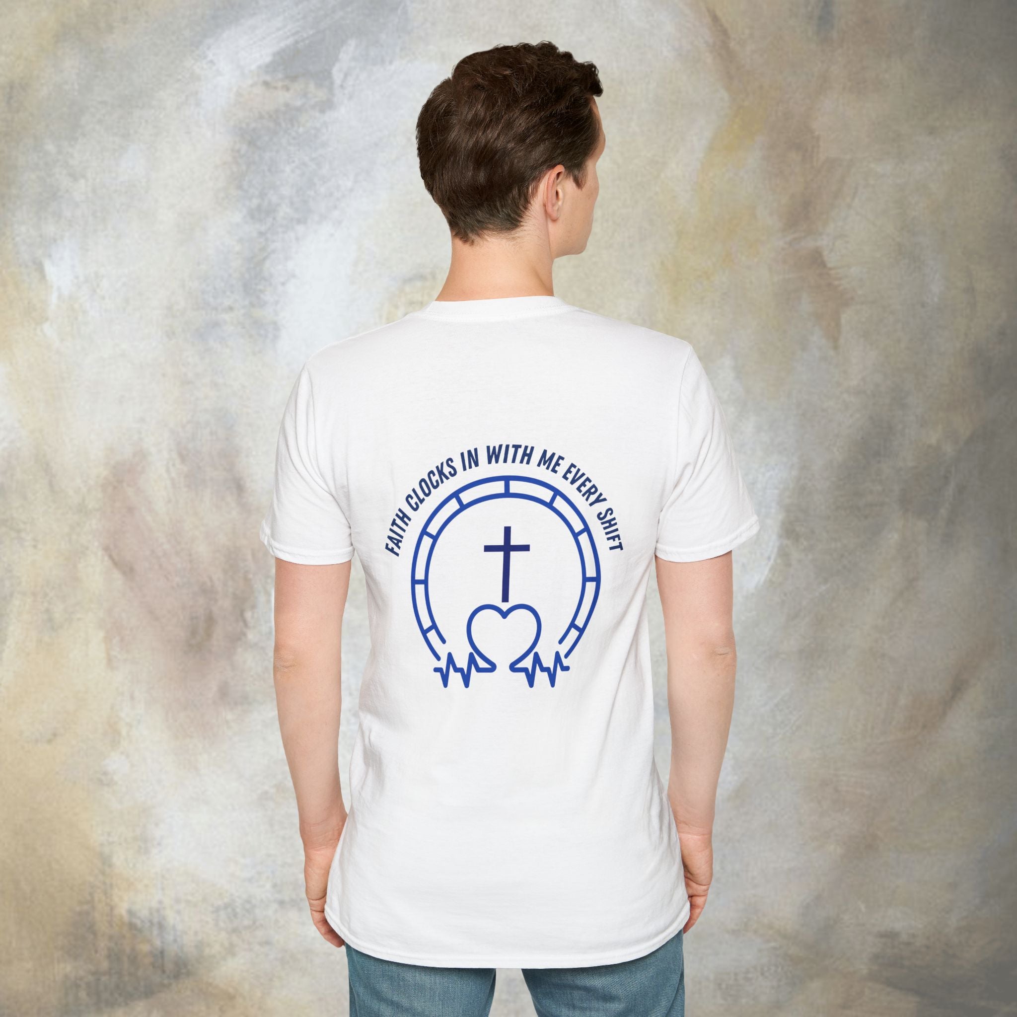 Faith clocks in with me every shift T-Shirt
