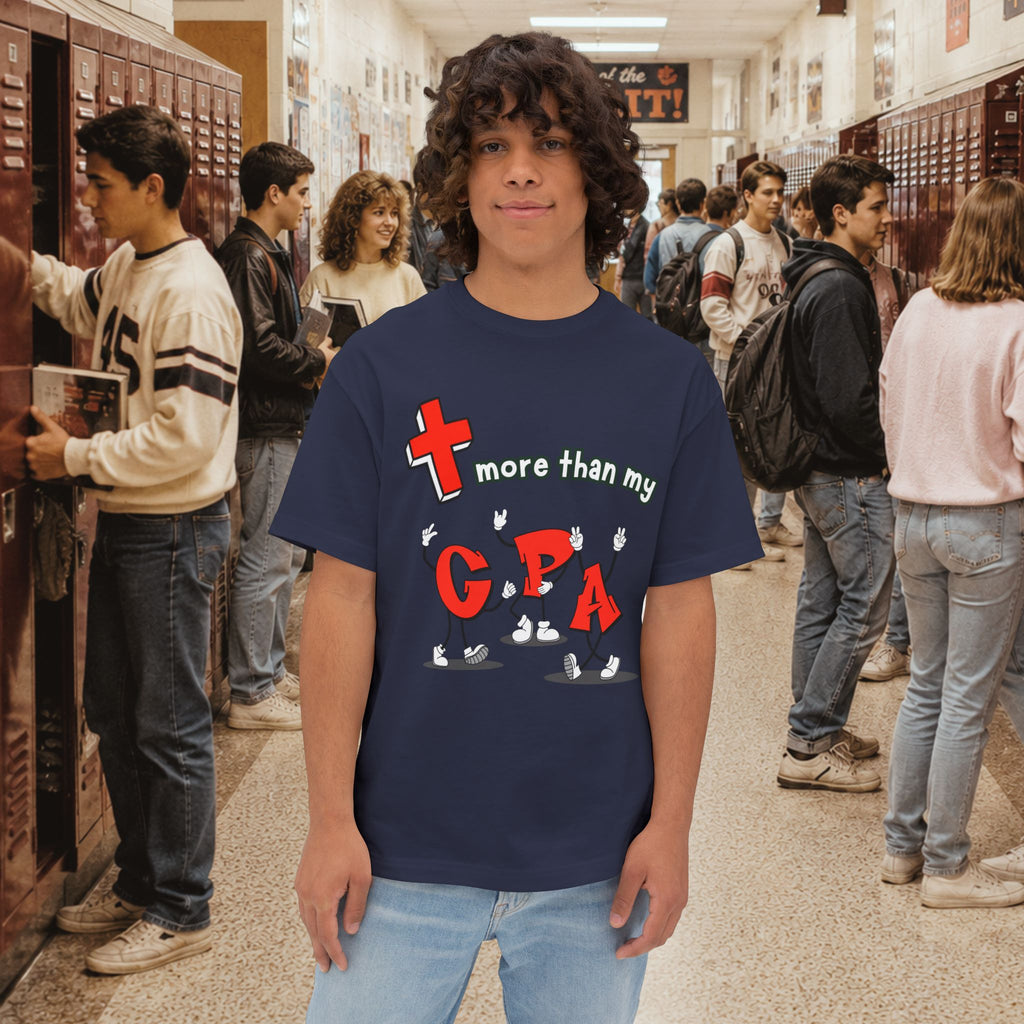 More Than My GPA Oversized Boxy T-Shirt