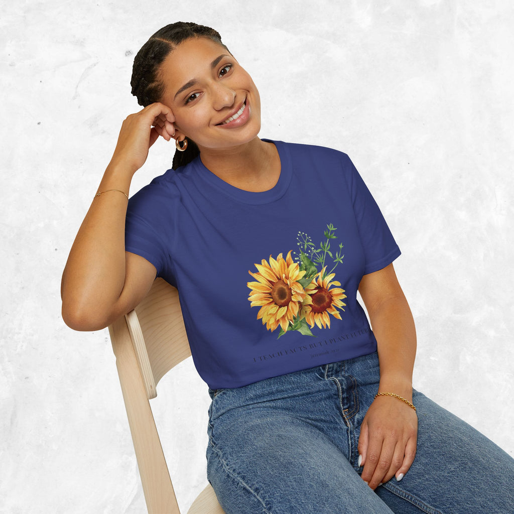 Jeremiah 29:11 T-shirt - Sunflower front