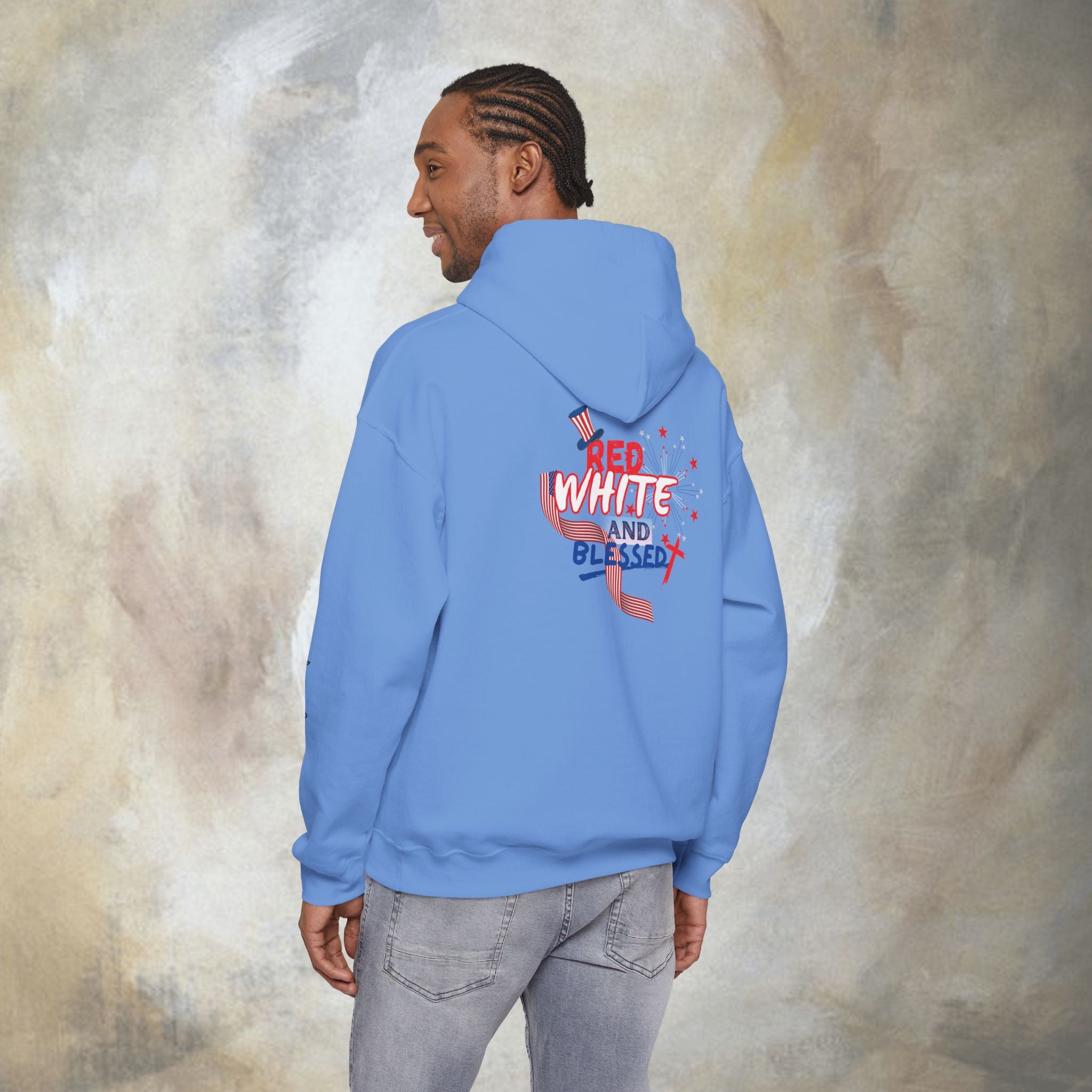 Red White and Blessed Hoodie