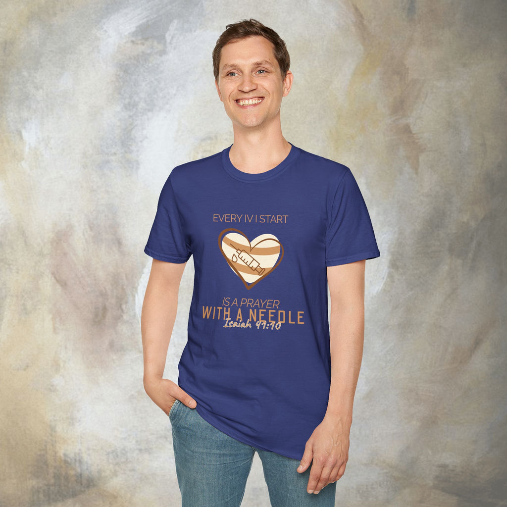 The prayer with a needle T-shirt