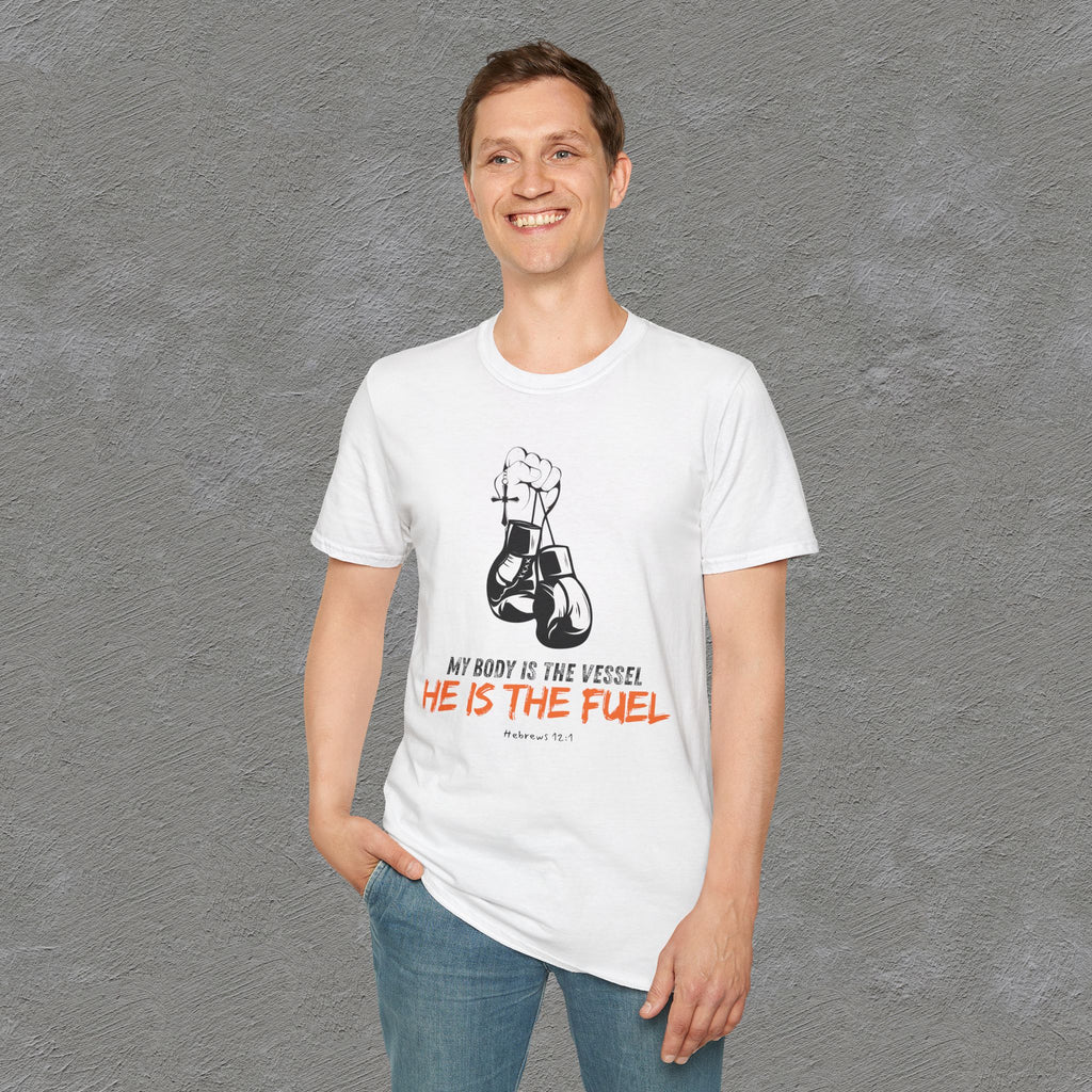 He is the fuel - Hebrews 12:1 T-shirt