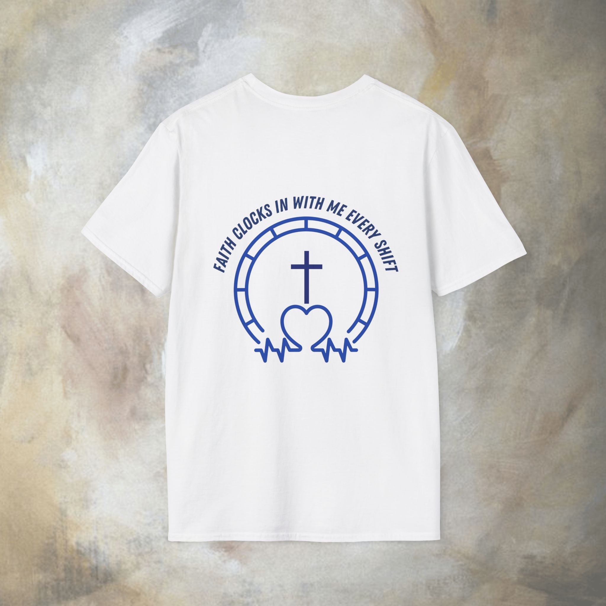 Faith clocks in with me every shift T-Shirt