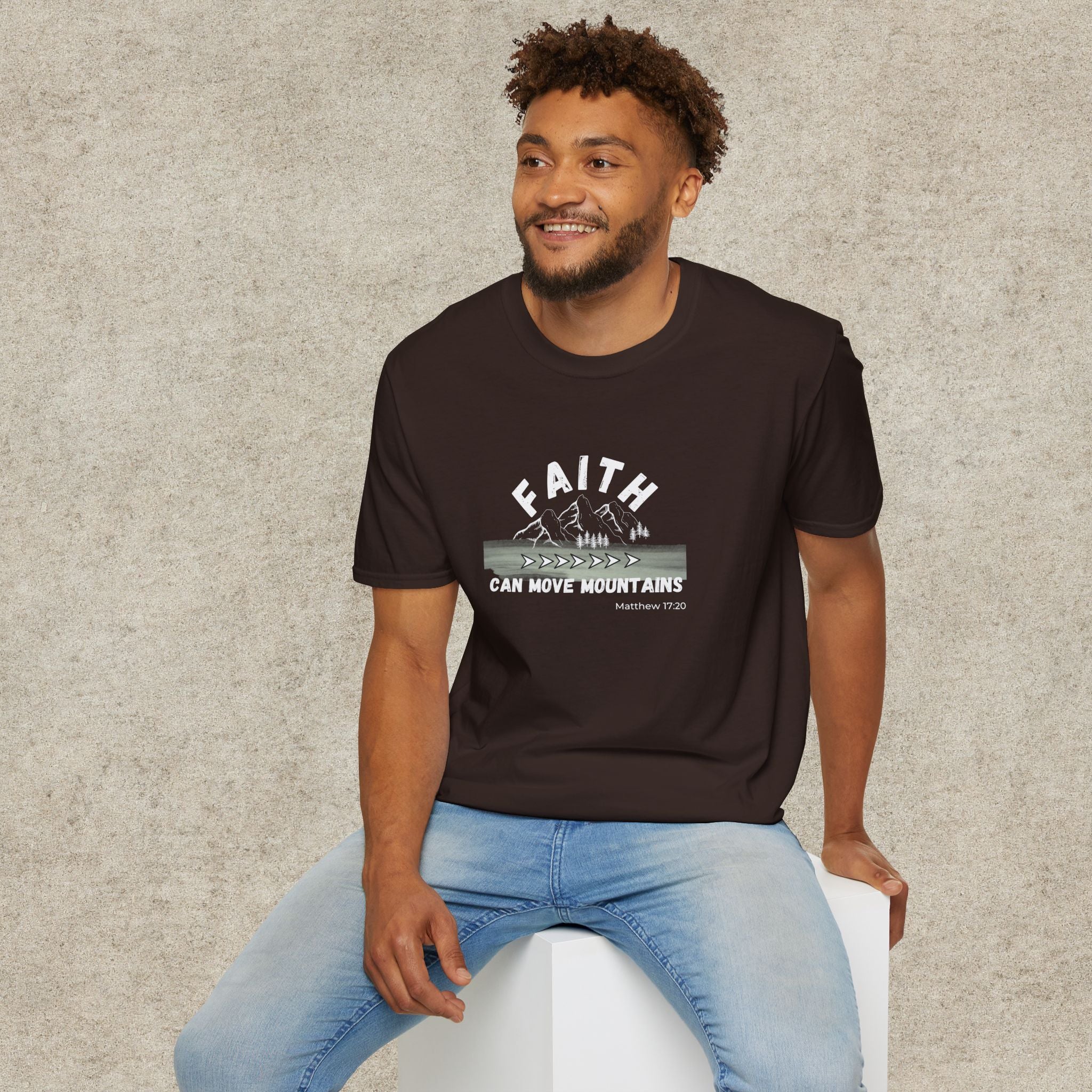"Faith Can Move Mountains" T-shirt