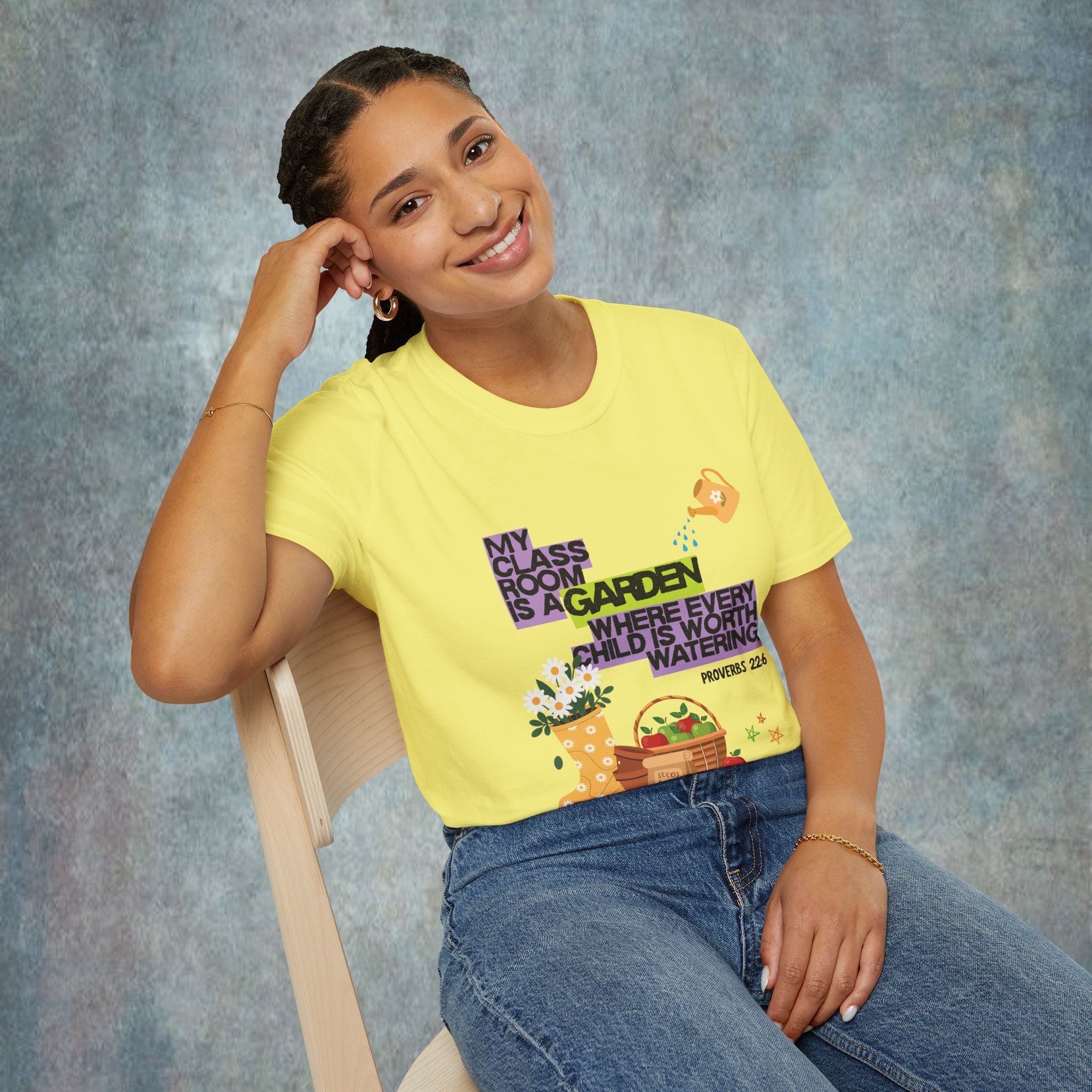 My Classroom Is a Garden Proverb 22:6 T-Shirt