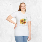 Jeremiah 29:11 T-shirt - Sunflower front