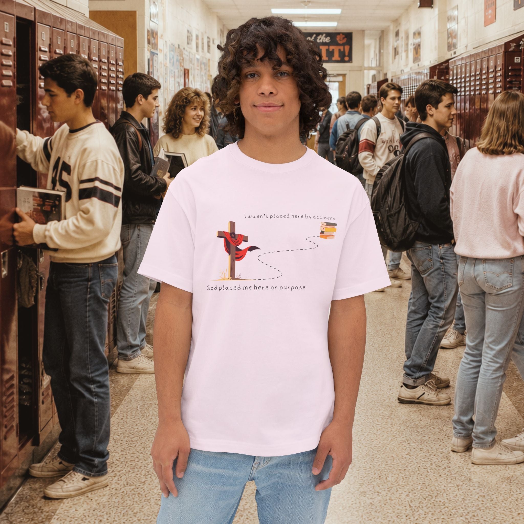 I Wasn’t Placed Here by Accident Oversized T-Shirt